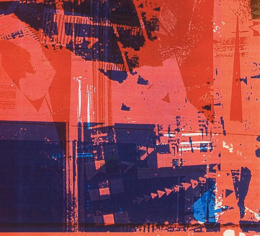 Still Working, dalla Suite FLW/ Highbury Portfolio - Stampa astratta del 20° C. in vendita 3