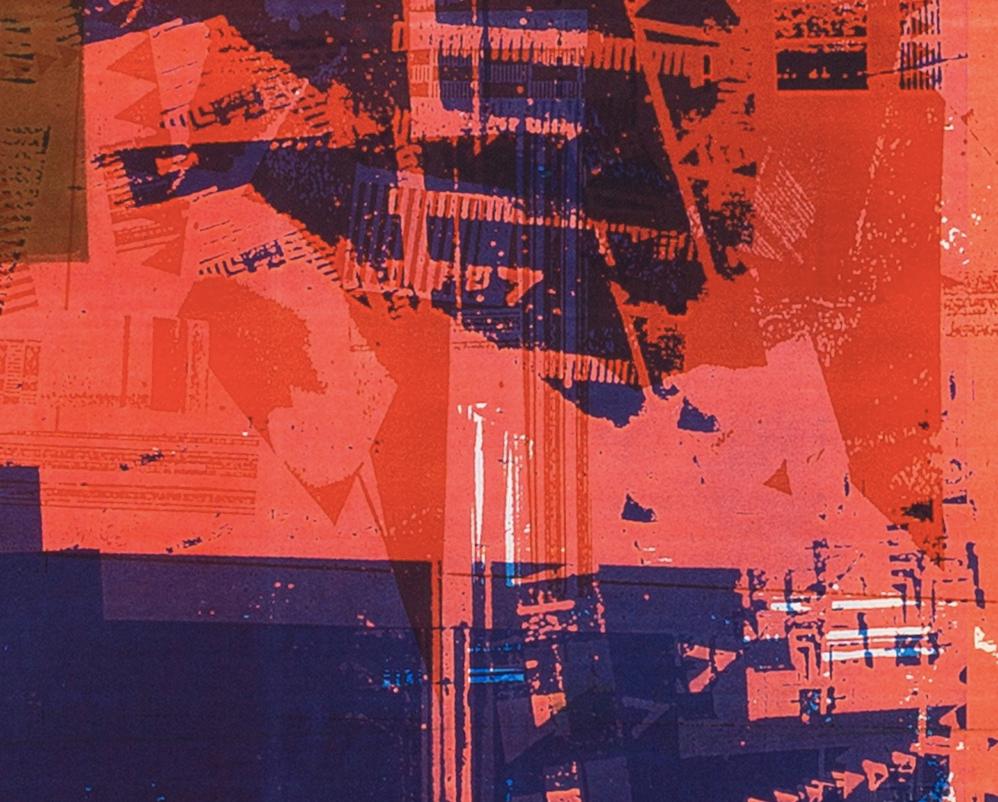 Still Working, dalla Suite FLW/ Highbury Portfolio - Stampa astratta del 20° C. in vendita 4