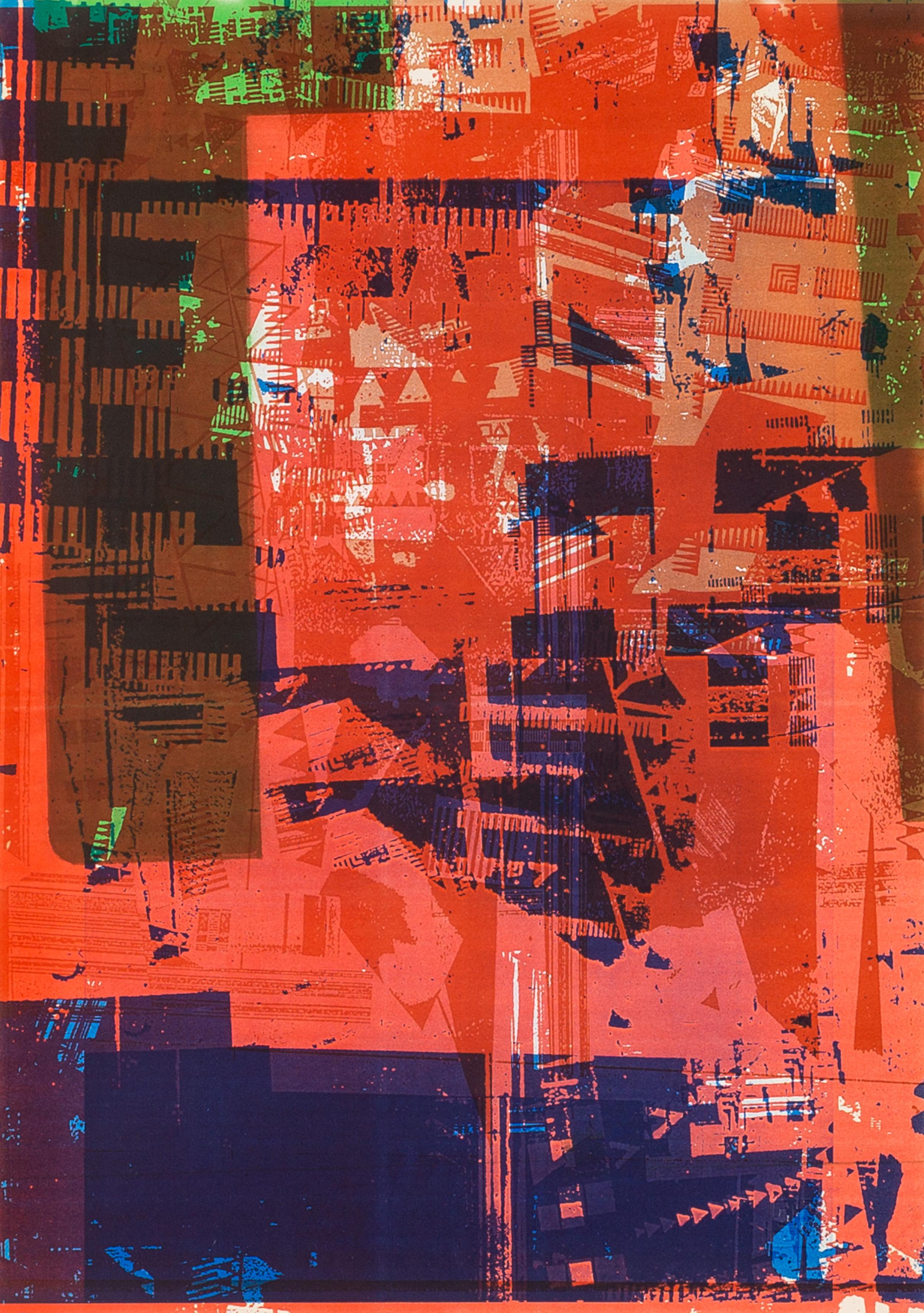 Still Working, dalla Suite FLW/ Highbury Portfolio - Stampa astratta del 20° C.