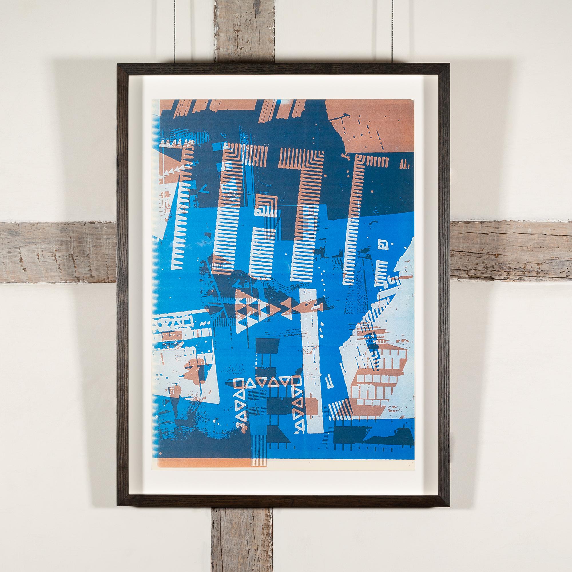 Working, dalla suite FLW/ Highbury Portfolio - Stampa astratta del XX secolo - Print di Gordon House