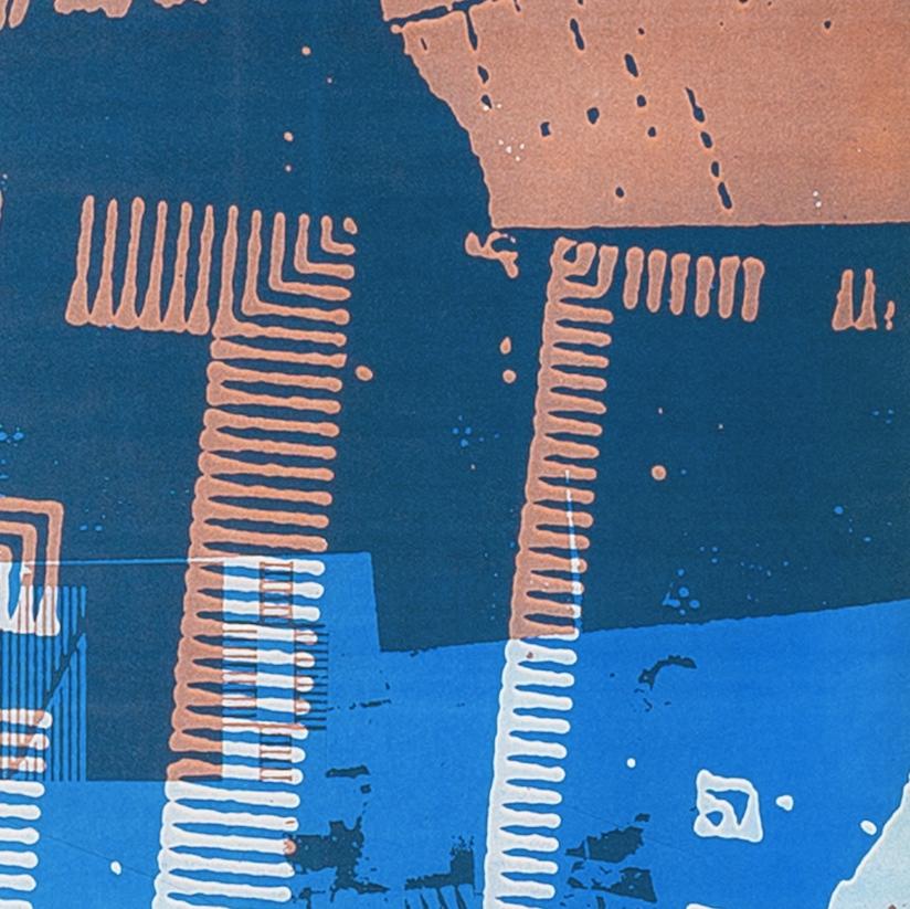 Gordon House 1932-2004
Lavorare, dalla suite FLW/ Highbury Portfolio, 1987
stampa casalinga da una fotocopiatrice da ufficio
42 x 29,7 cm
16 1/2 x 11 3/4 pollici

Gordon House è nato nel 1932 a Pontardawe, nel Galles meridionale. L'esposizione