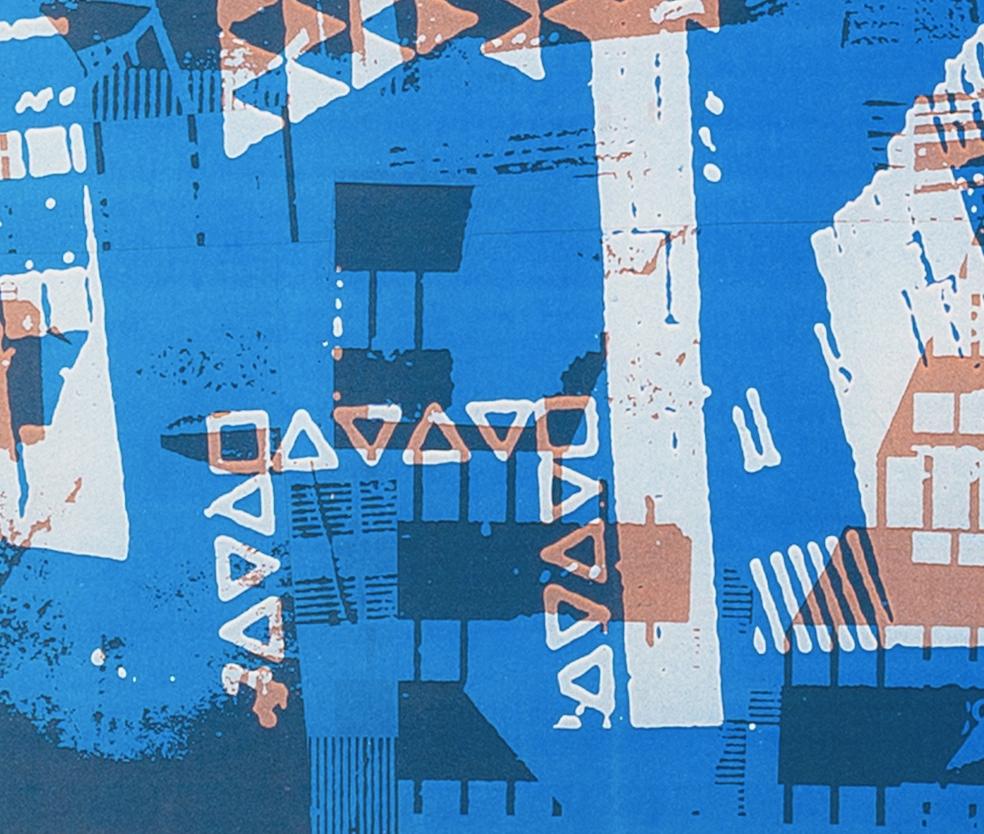 Working, dalla suite FLW/ Highbury Portfolio - Stampa astratta del XX secolo in vendita 4