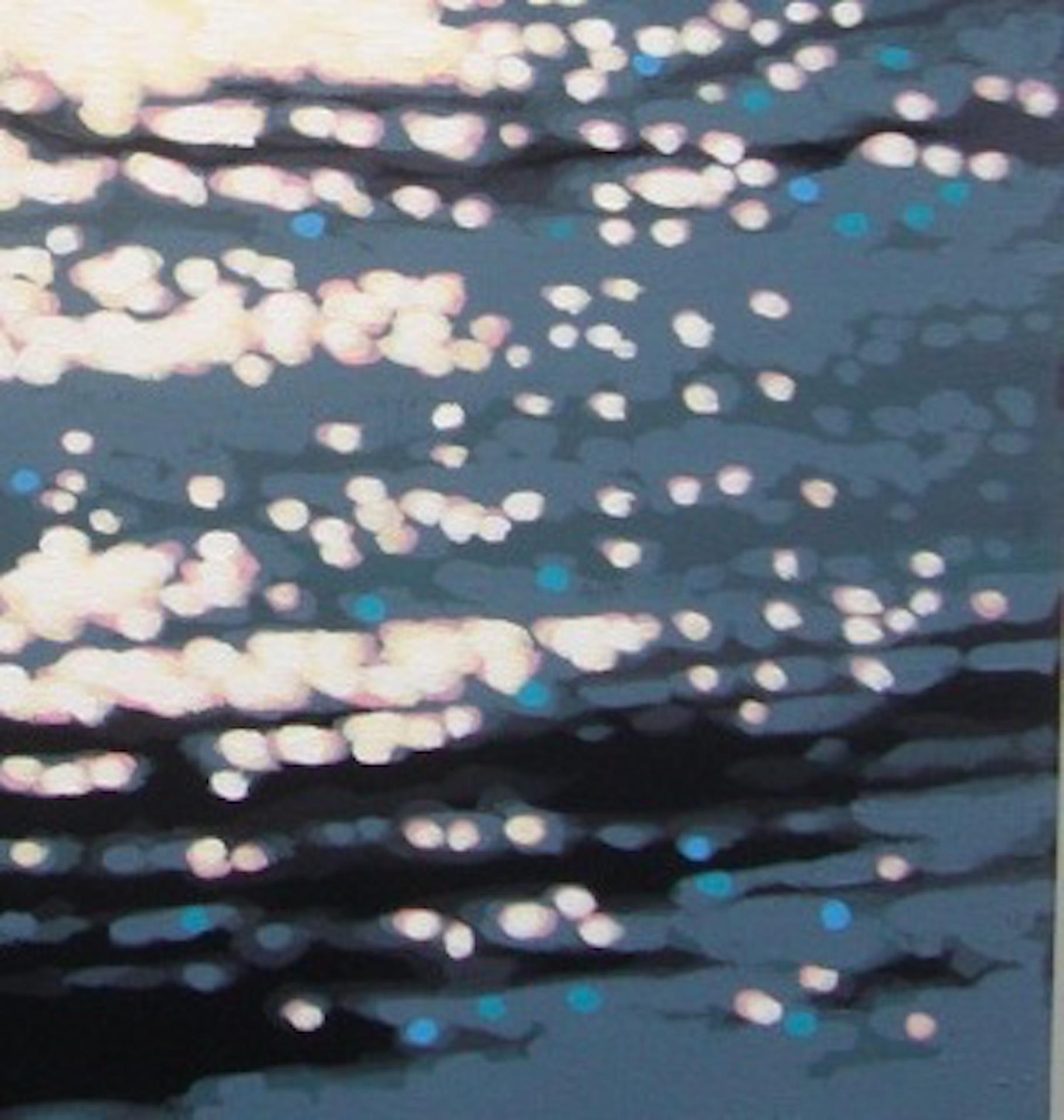 Across the Estuary, Gordon Hunt, Original Art, Boat Art, Impressionist Seascape For Sale 5