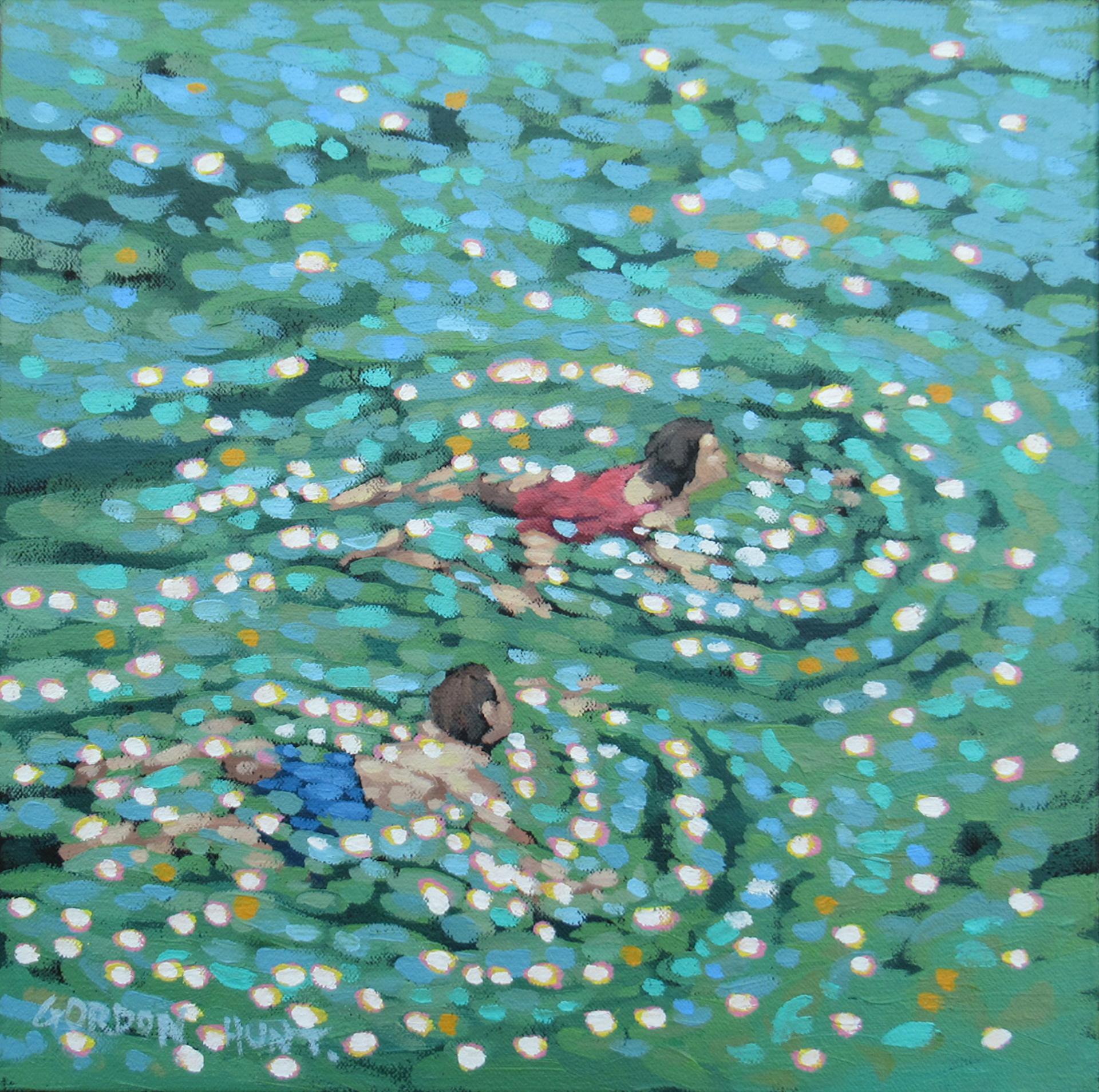 Gordon Hunt, In the swim, Affordable Art, Cornwall Art, Seascape Art, Art Online For Sale 3