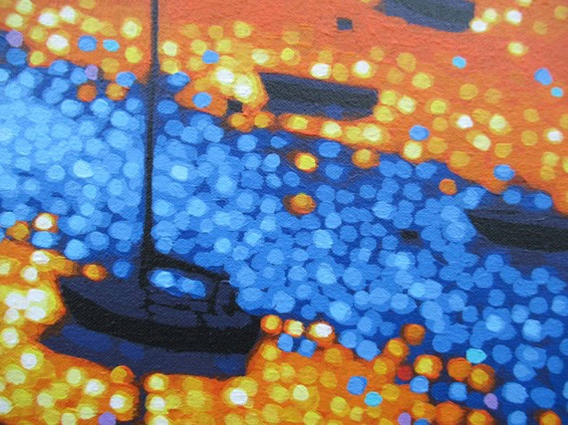 Gordon Hunt, Sunset Sparkles, Affordable Art, Seascape Painting, Art Online For Sale 1