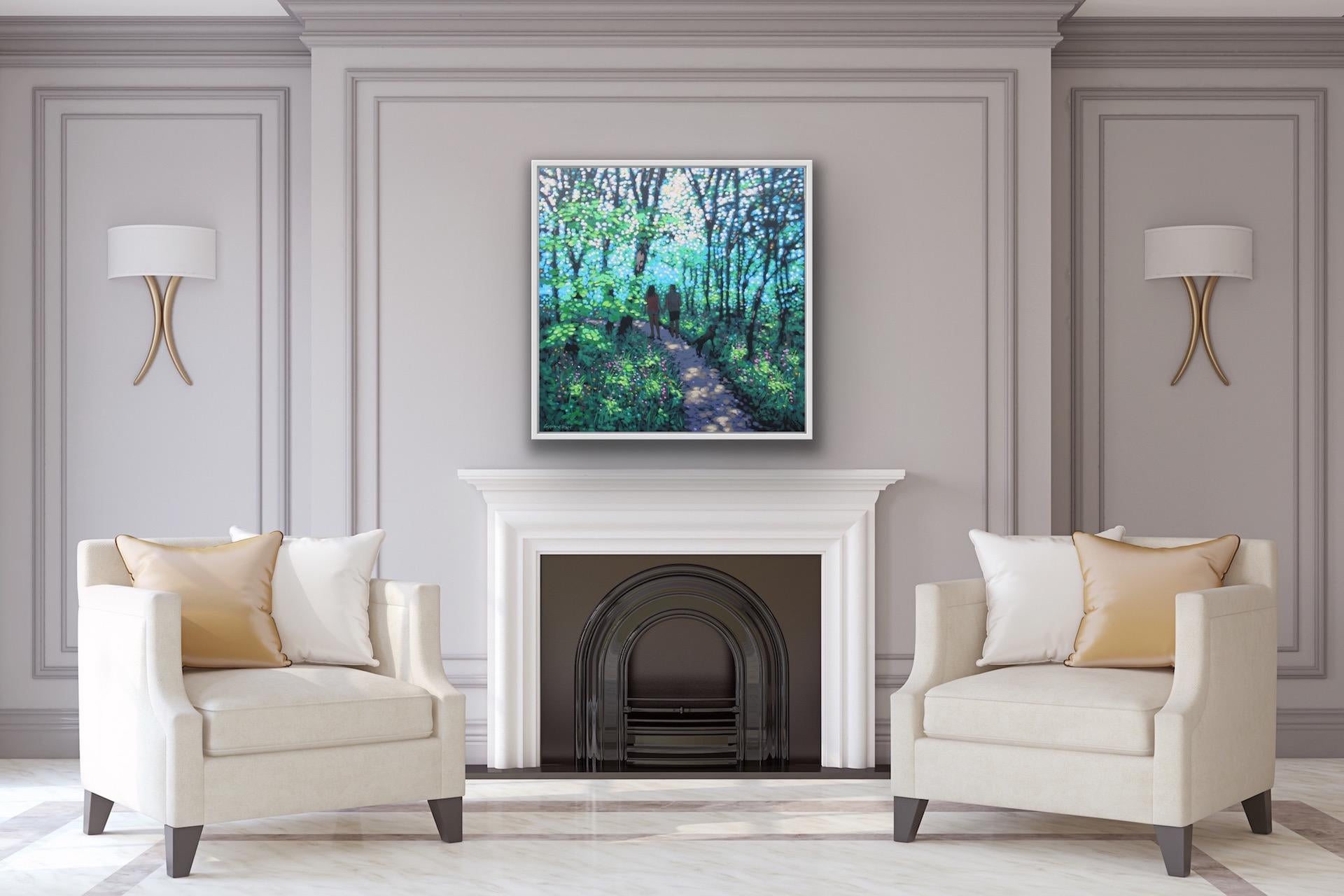 Gordon Hunt, Woodland Walk to the Beach, Landscape Art, Affordable Art For Sale 3