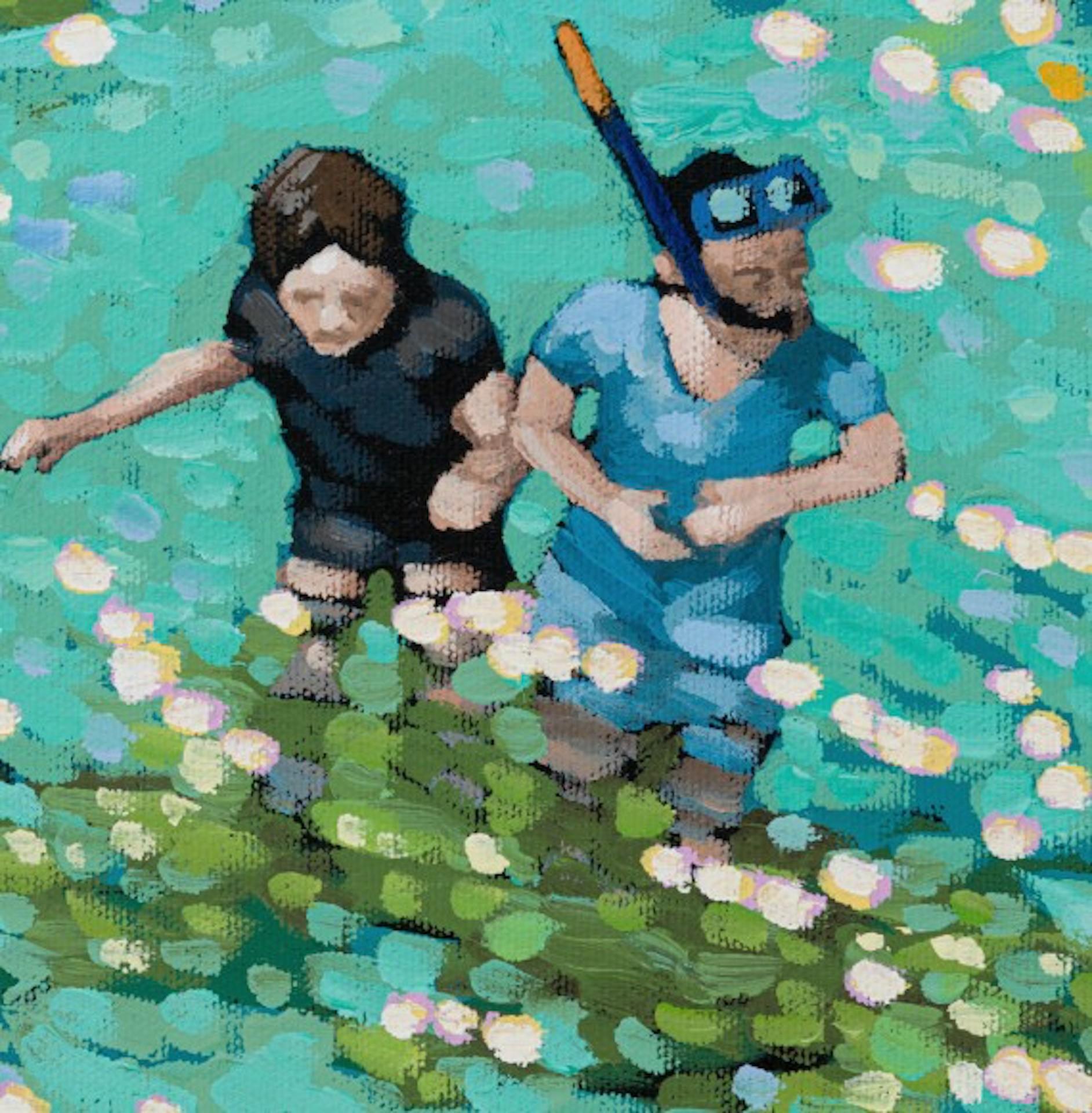 « I Just Saw Something... », Gordon Hunt, peinture originale de paysage marin côtier en vente 2