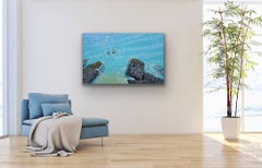 Turquoise Water and Sparkles - Come On In, The Water's Lovely, Cornish Seascape