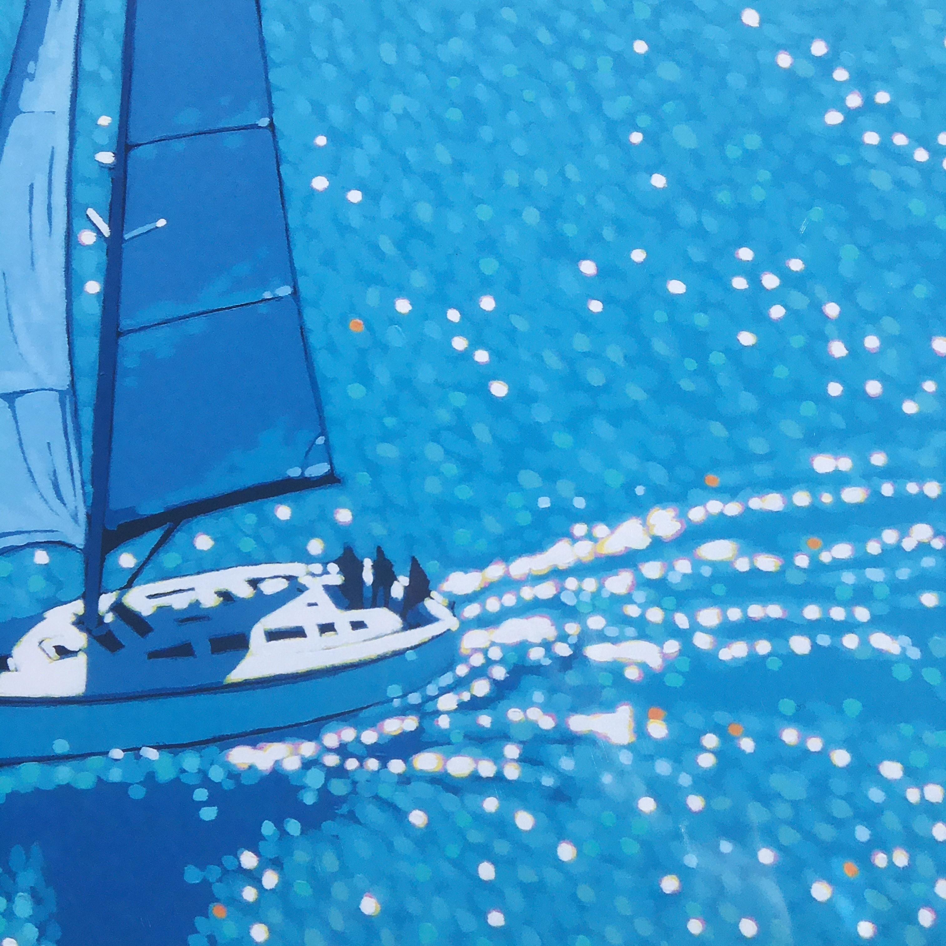 Gordon Hunt, Navega por la costa de Cornualles, Arte marino, Arte marinero, Arte en línea en venta 4
