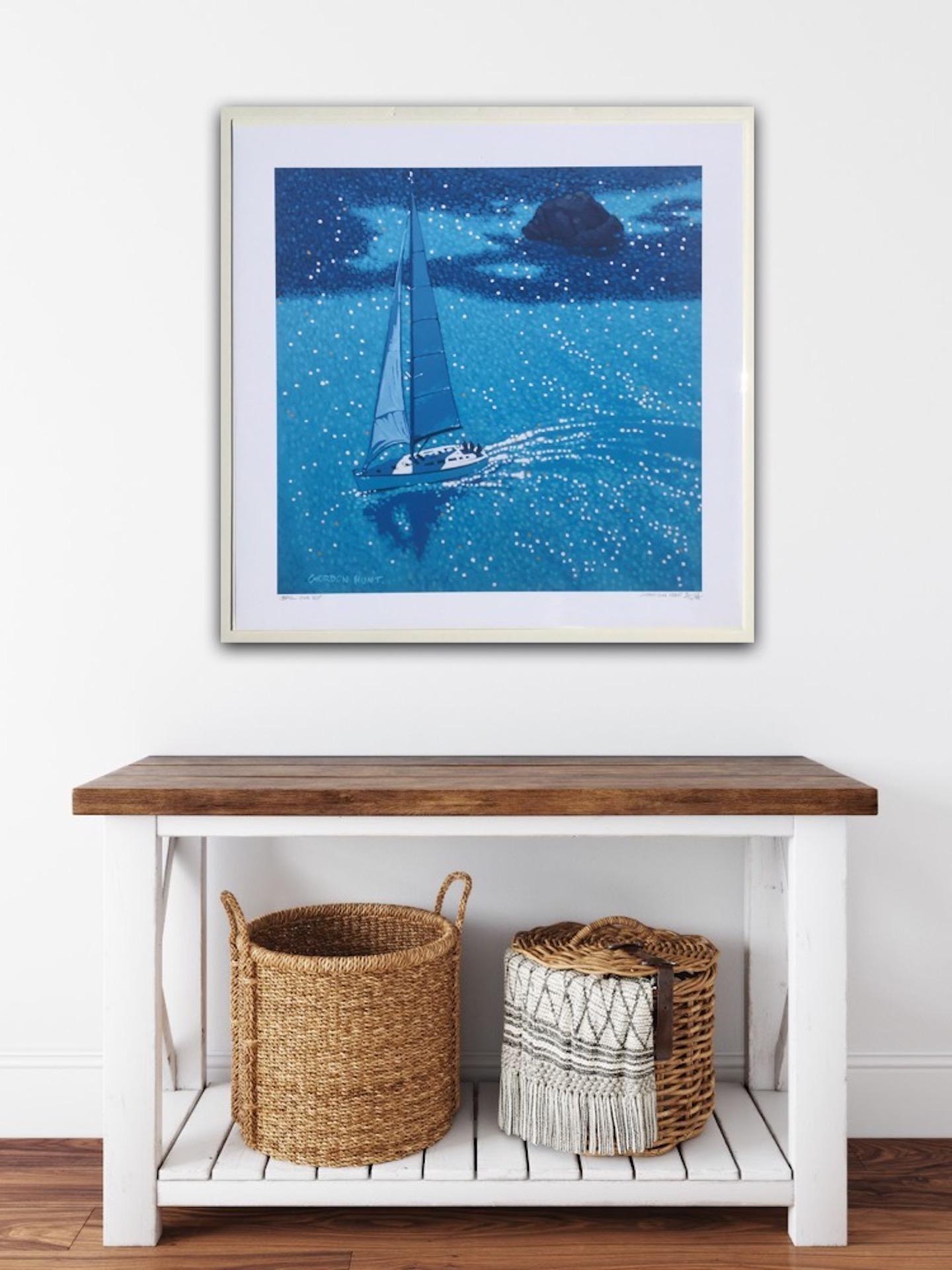 Gordon Hunt, Sail on by Cornwall coast, Seascape Art, Sailing Art, Art Online 7