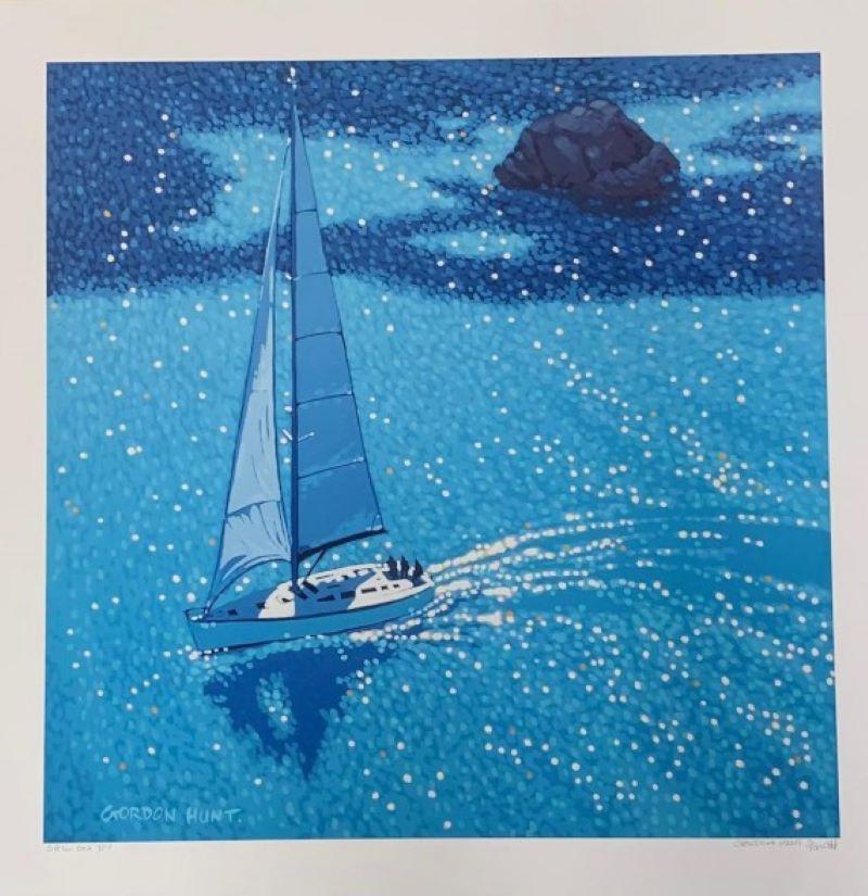 Sail on By, Limited edition seascape print, still-life painting, affordable art - Print by Gordon Hunt
