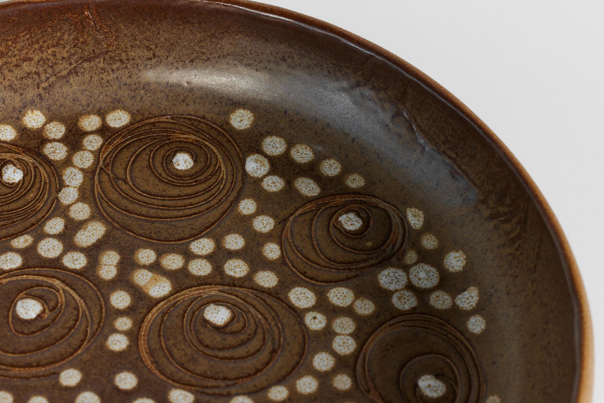 Gordon & Jane Martz Ceramic Glazed Bowl for Marshall Studios For Sale 4