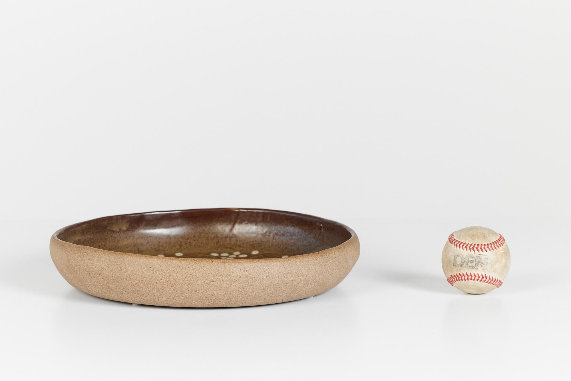 Mid-Century Modern Gordon & Jane Martz Ceramic Glazed Bowl for Marshall Studios For Sale