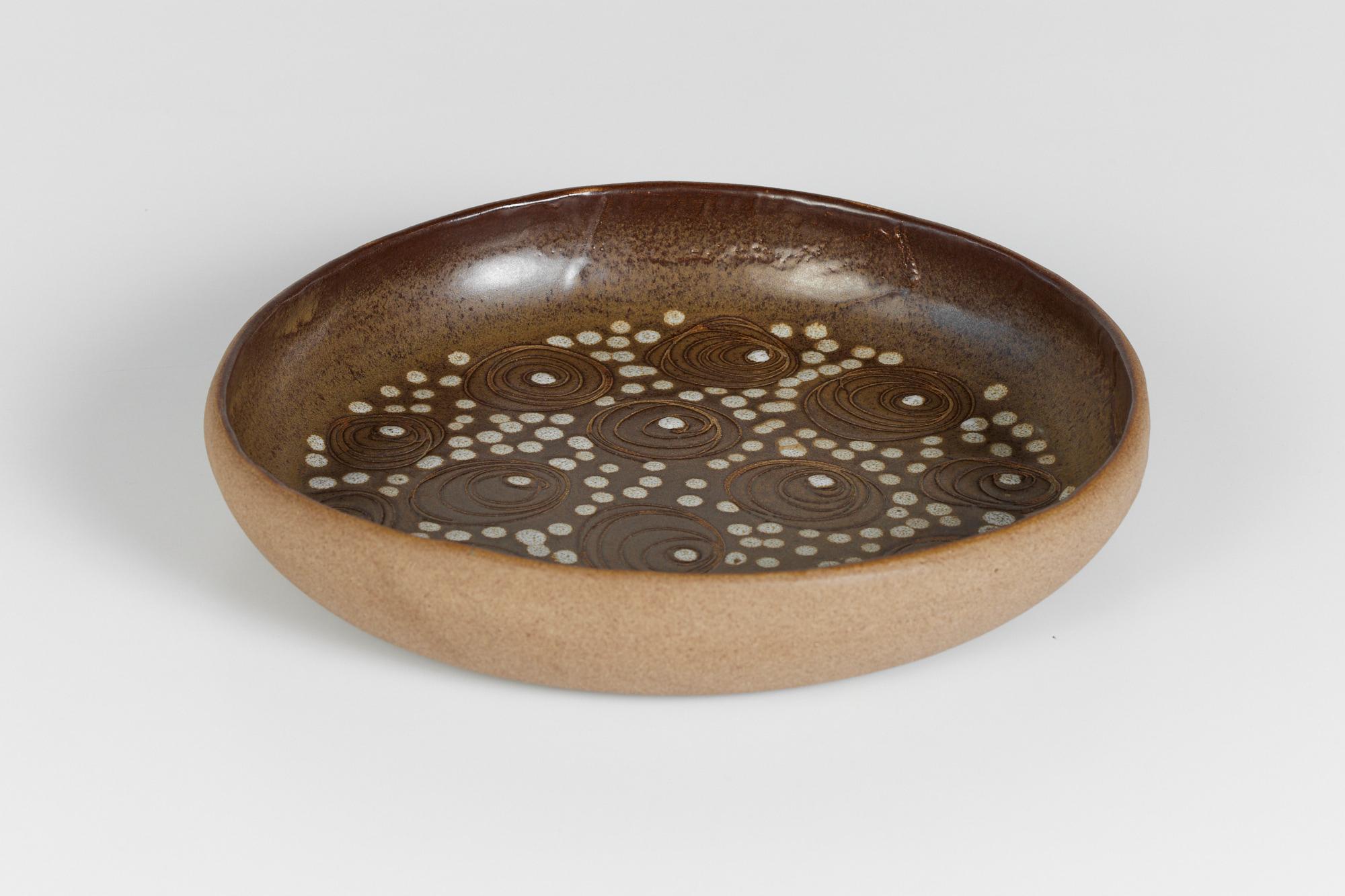 American Gordon & Jane Martz Ceramic Glazed Bowl for Marshall Studios For Sale