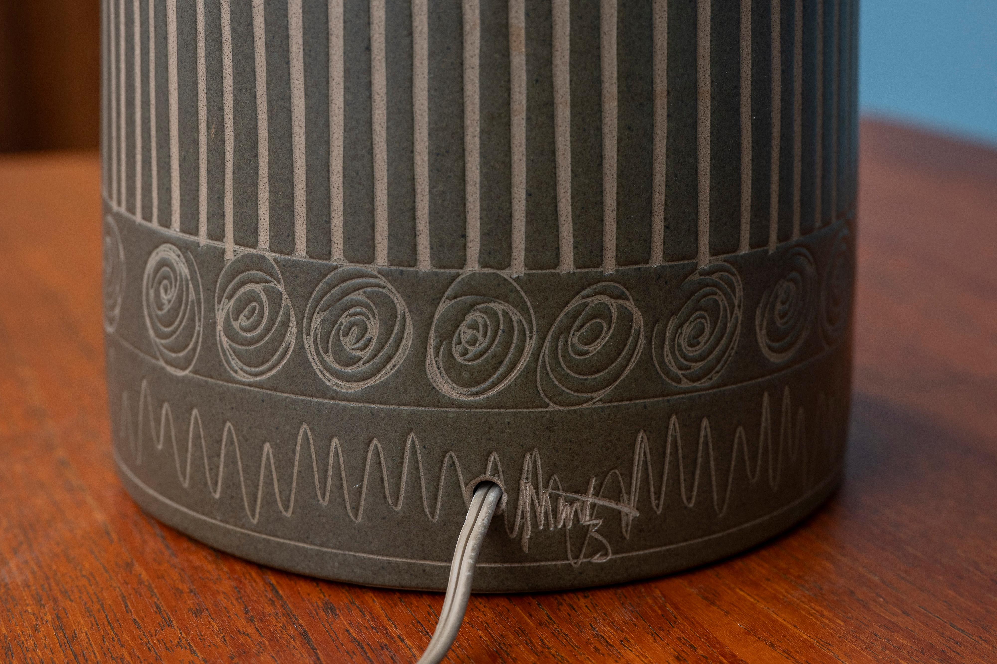 Gordon & Jane Martz Ceramic Lamp en venta 1