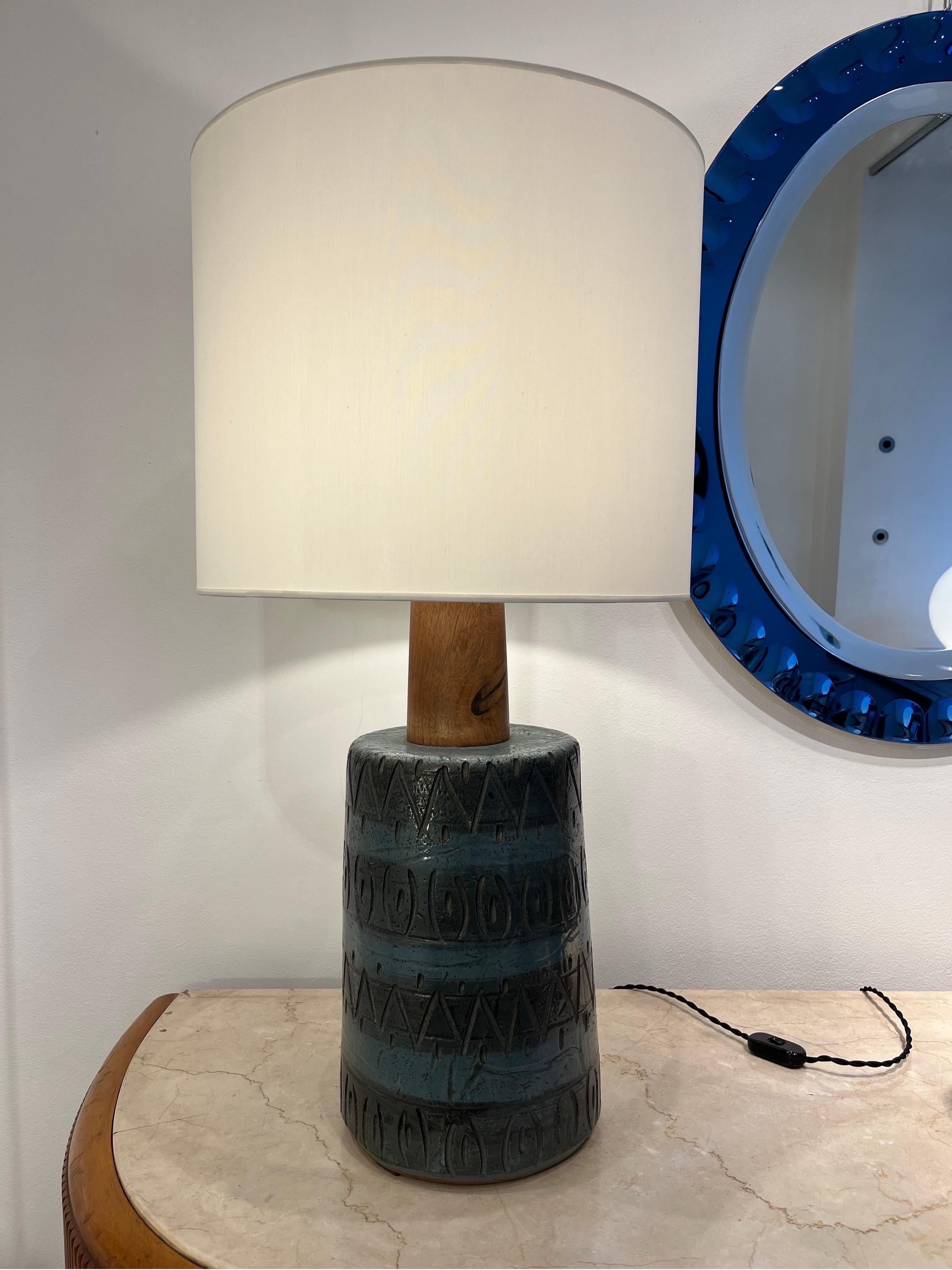 Gordon & Jane Martz Ceramic Table Lamp, 1960s In Good Condition In Brussels, BE