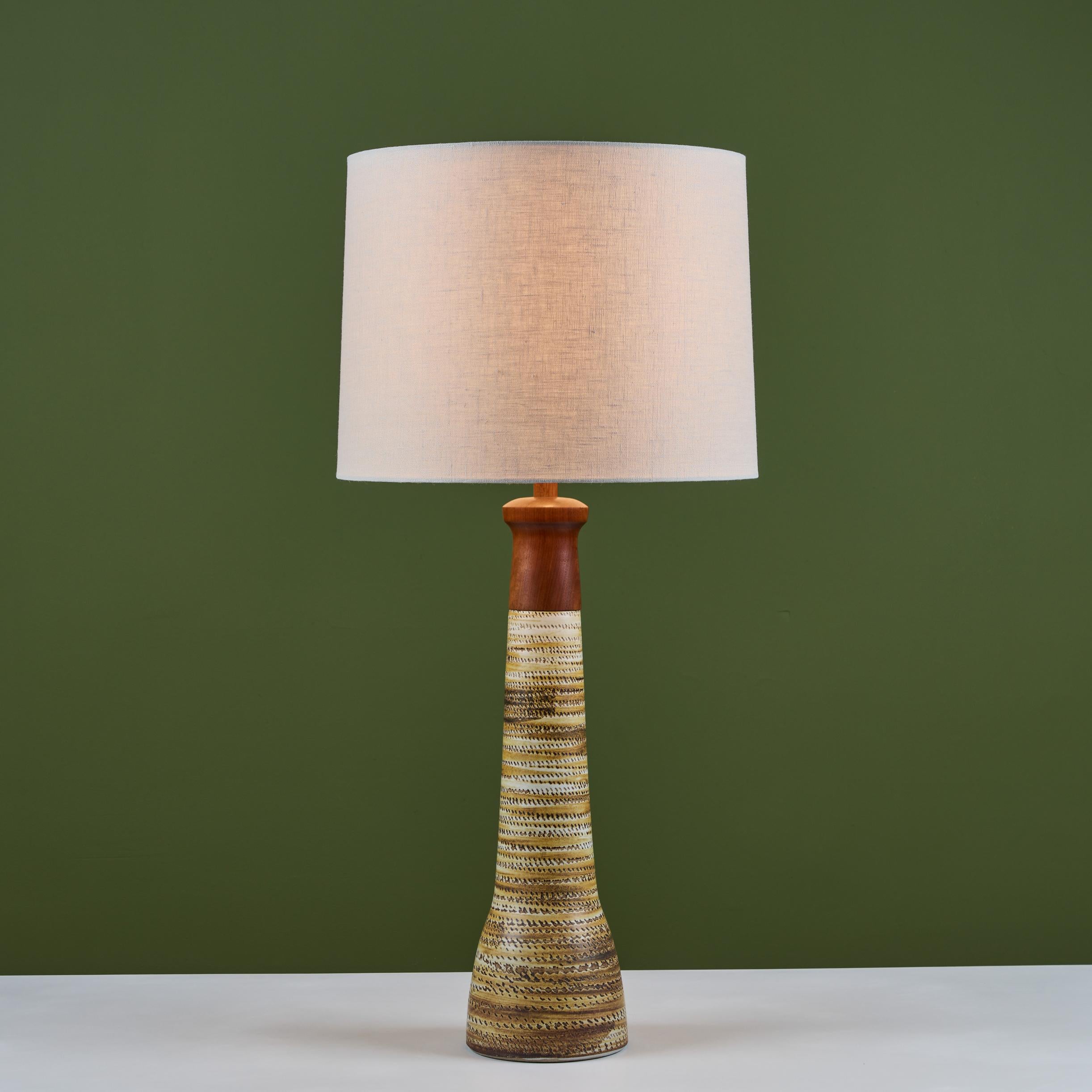 Gordon & Jane Martz Ceramic Table Lamp for Marshall Studios For Sale 1