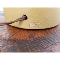 Gordon & Jane Martz Ceramic and Teak Table Lamp