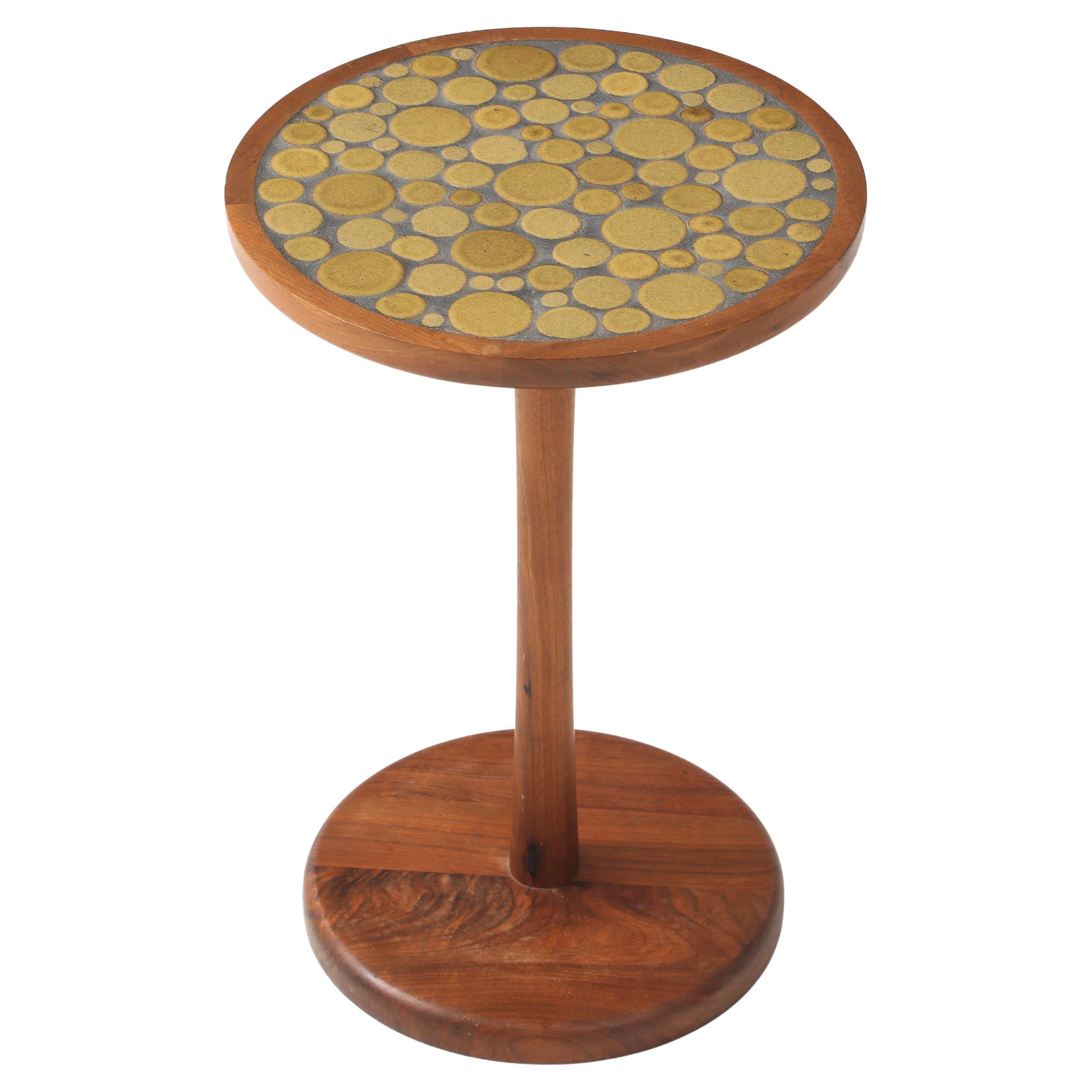Gordon & Jane Martz Ceramic Tile Side Table en vente