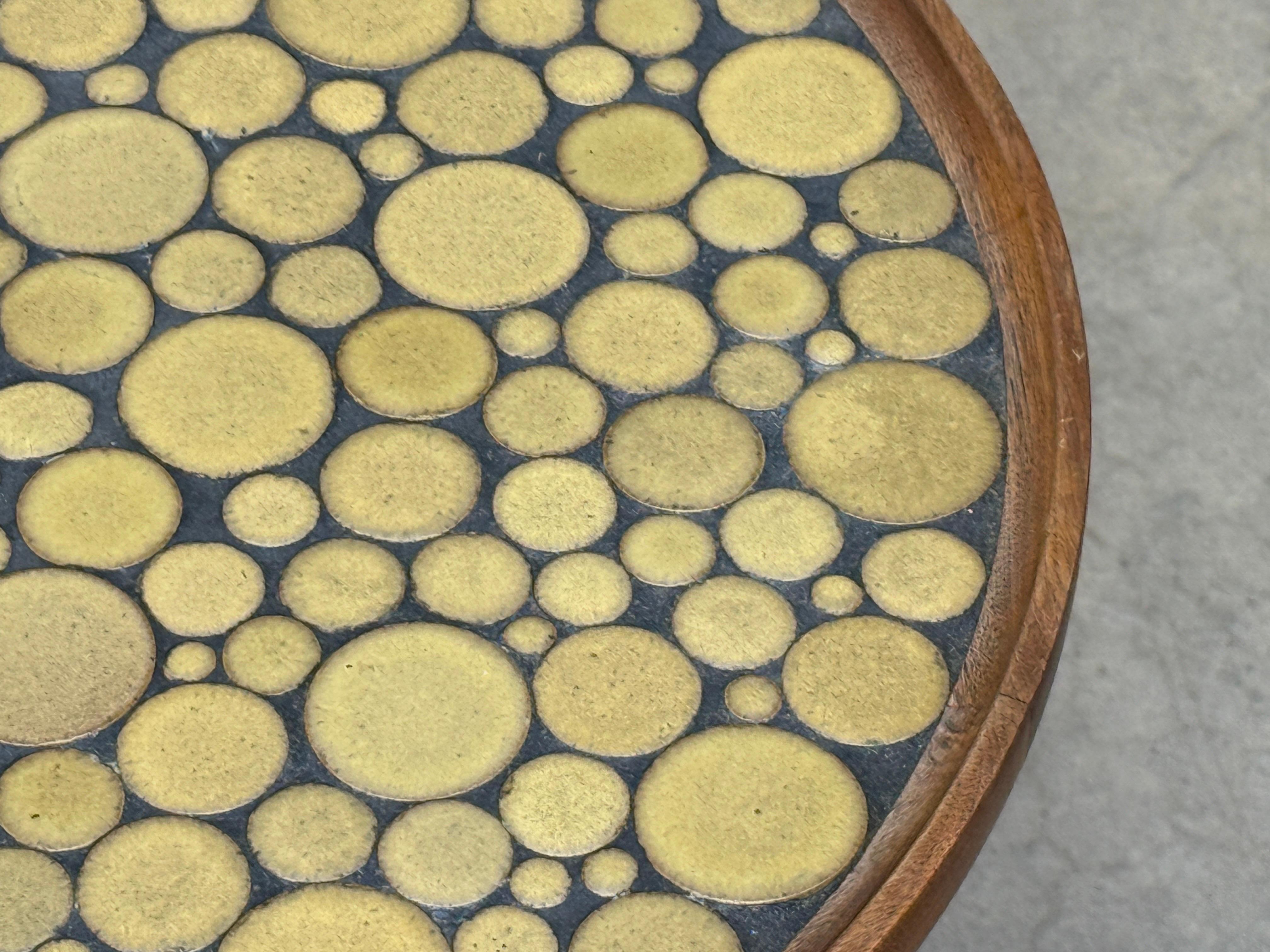 Gordon & Jane Martz Ceramic Tile Top Side Table im Angebot 7