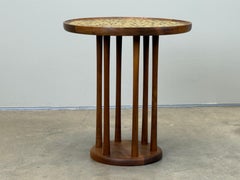 Gordon & Jane Martz Ceramic Tile Top Side Table