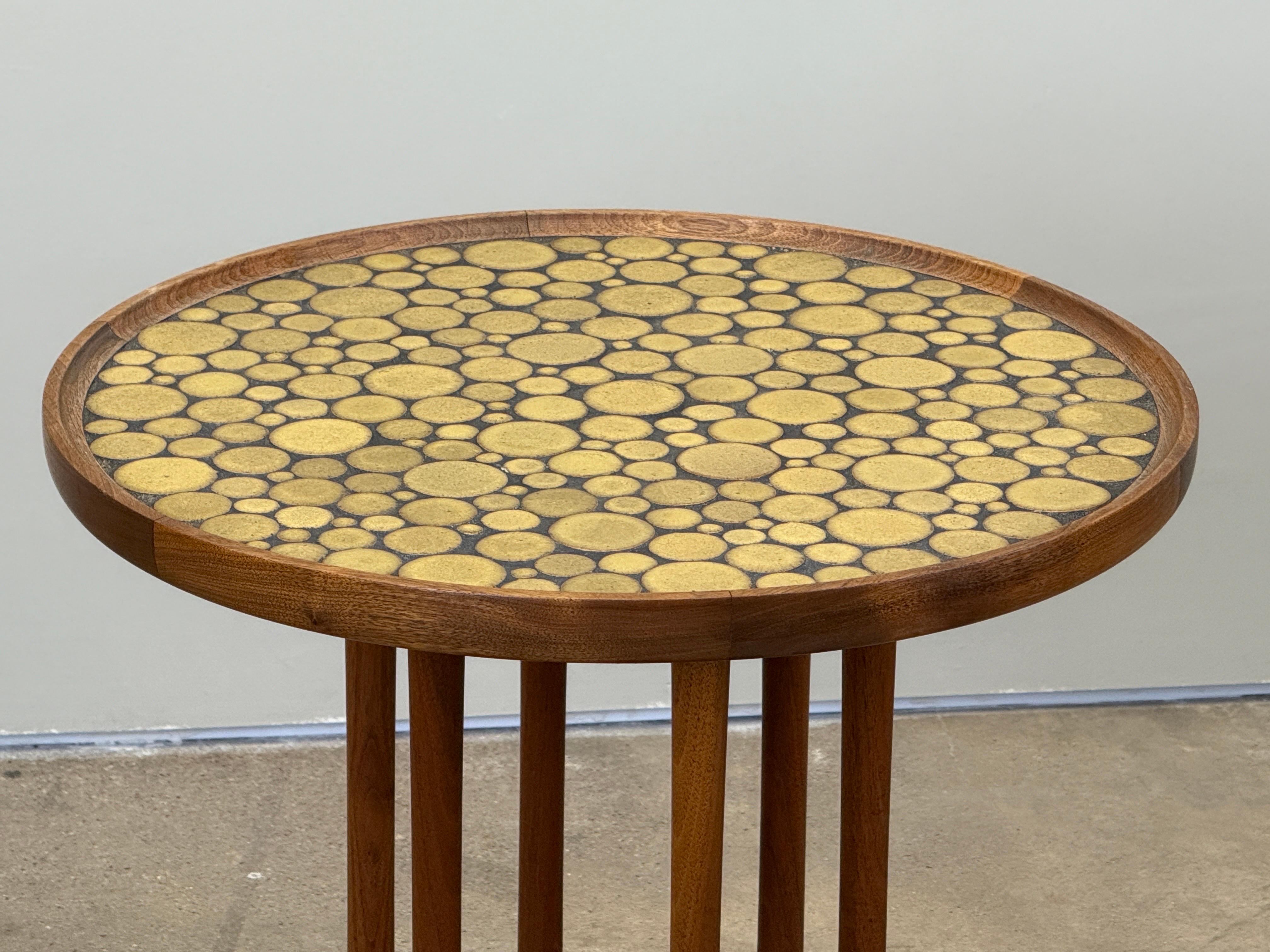 Gordon & Jane Martz Ceramic Tile Top Side Table im Angebot 1
