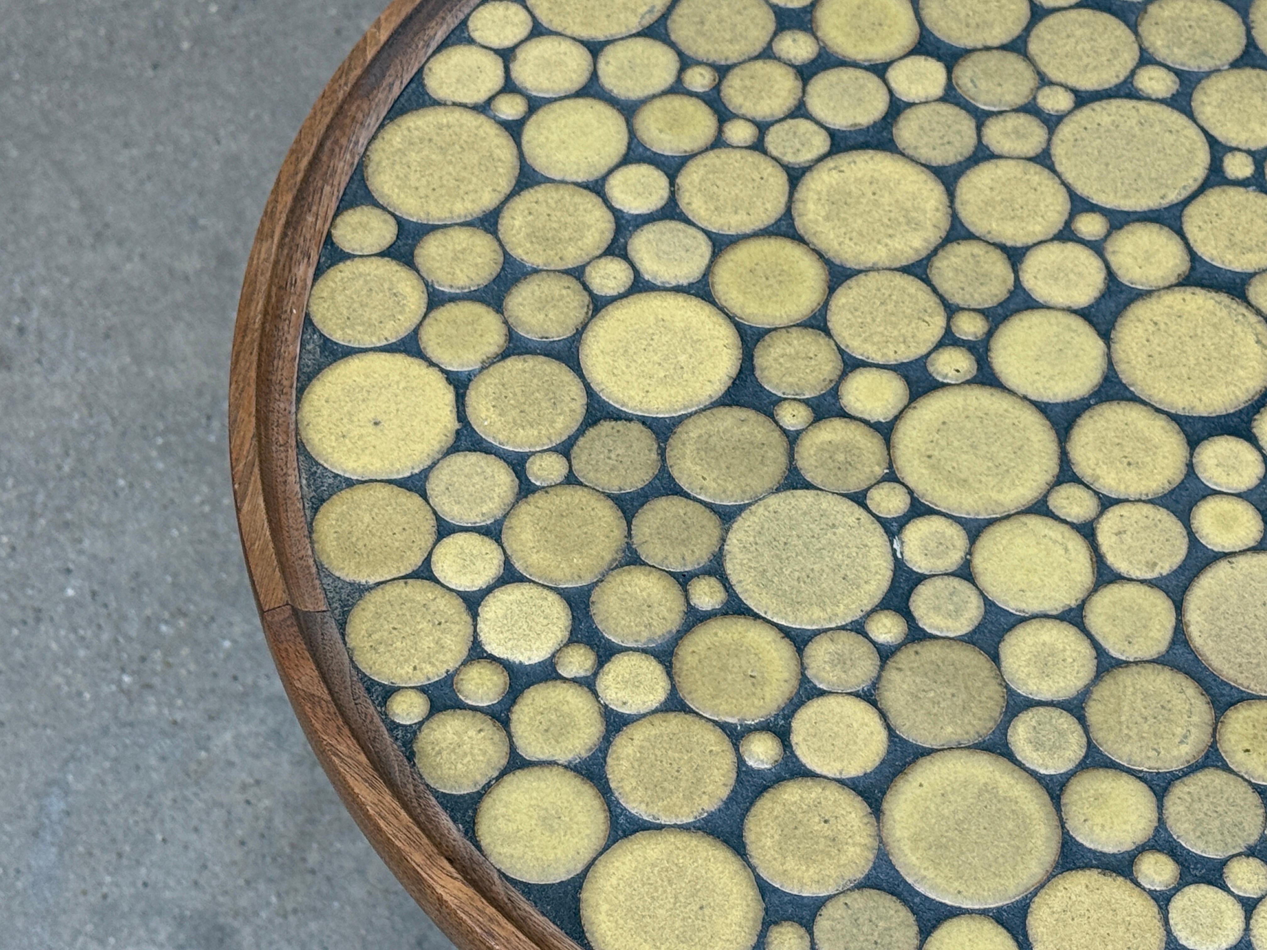 Gordon & Jane Martz Ceramic Tile Top Side Table im Angebot 2