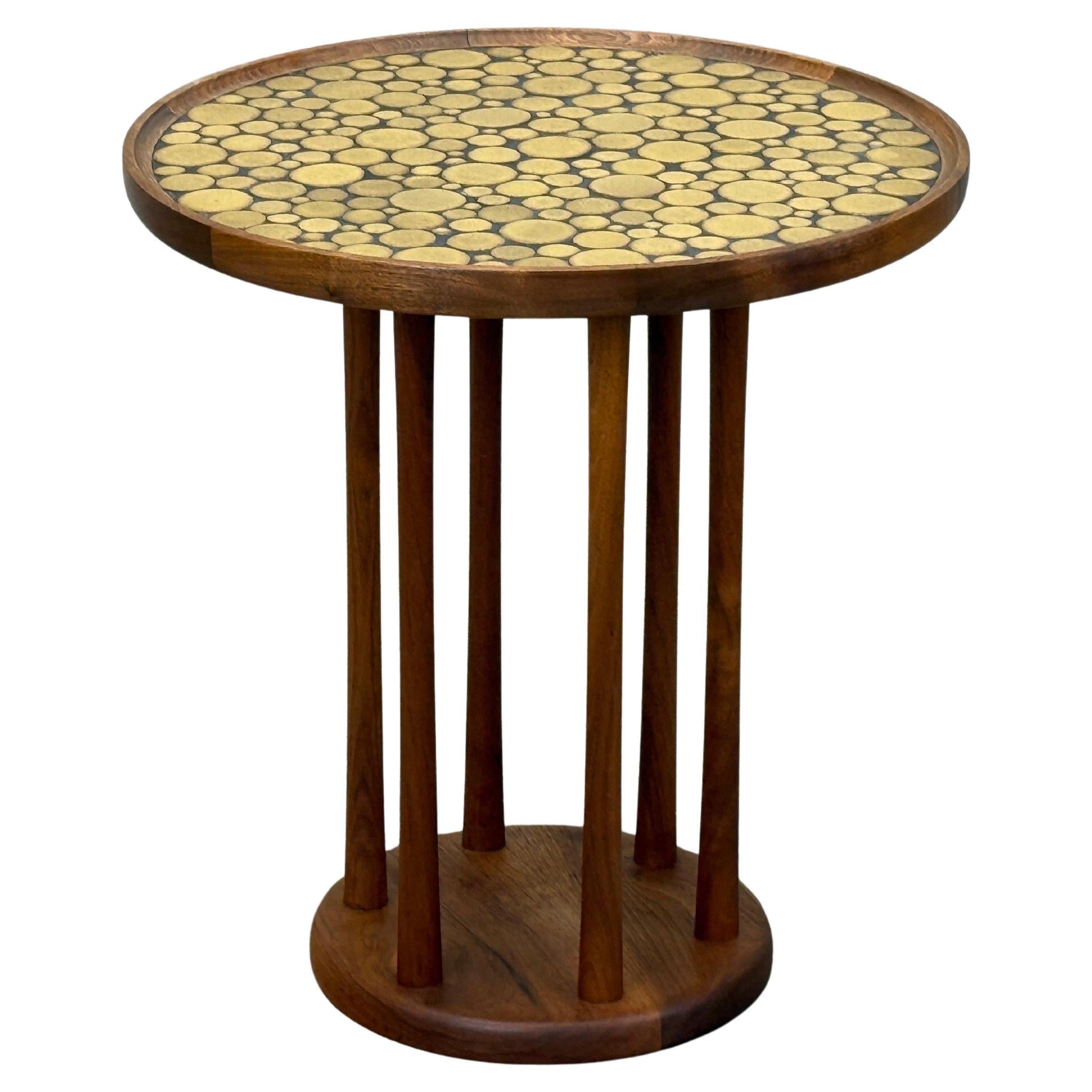 Gordon & Jane Martz Ceramic Tile Top Side Table im Angebot