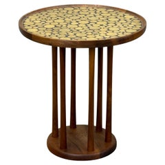 Gordon & Jane Martz Ceramic Tile Top Side Table