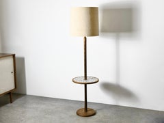 Gordon & Jane Martz Floor Lamp w/ Mosaic Tile Table 1960s