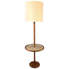 Gordon & Jane Martz for Marshall Studios Floor Lamp with Tile Table
