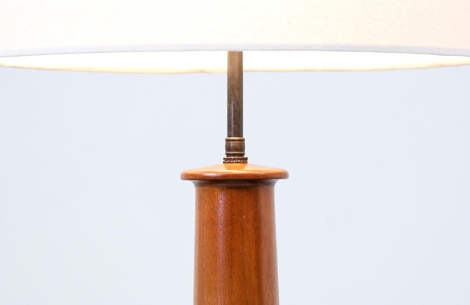 American Gordon & Jane Martz Glazed Ceramic Table Lamp for Marshall Studios For Sale