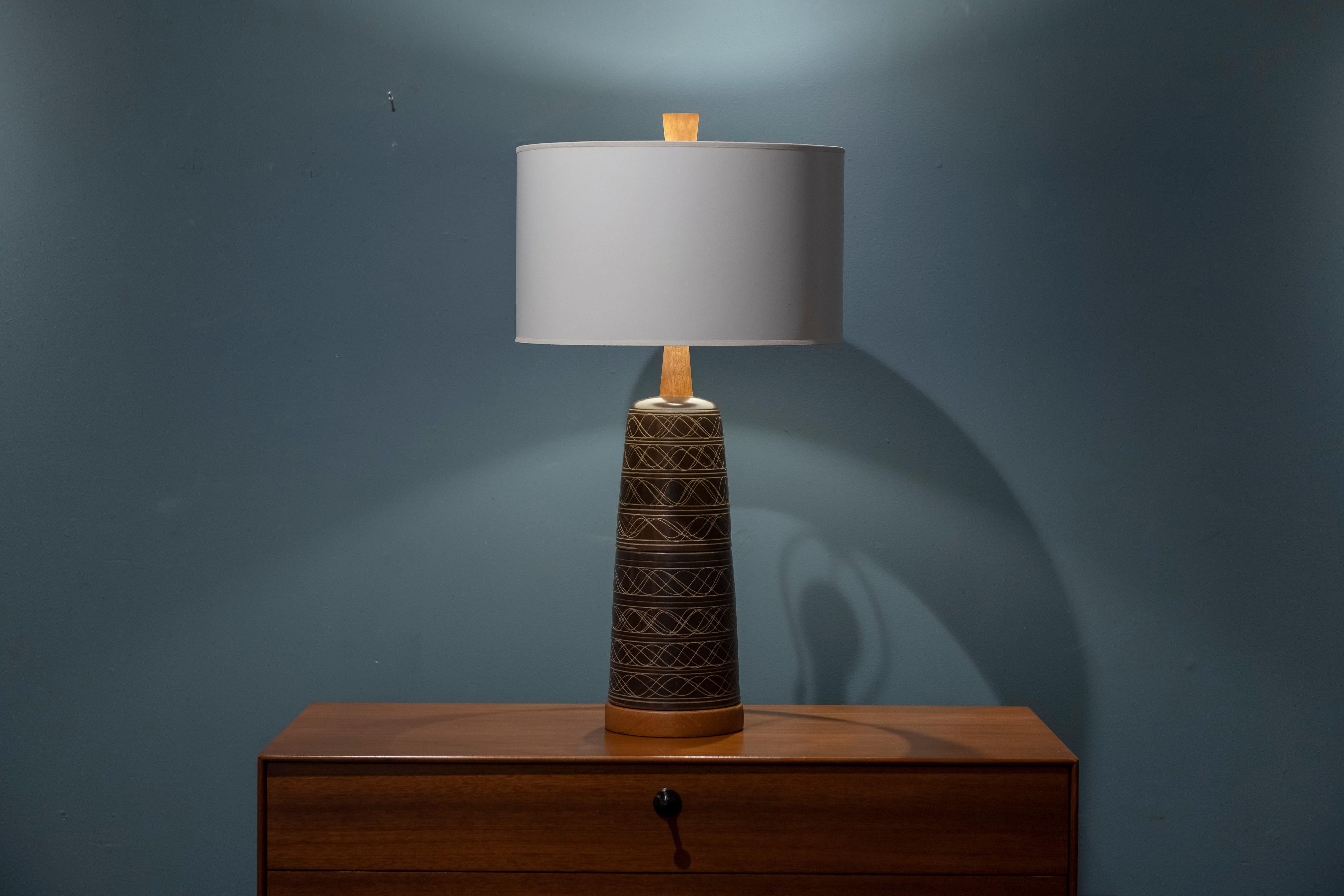 Late 20th Century Gordon & Jane Martz Large Table Lamp