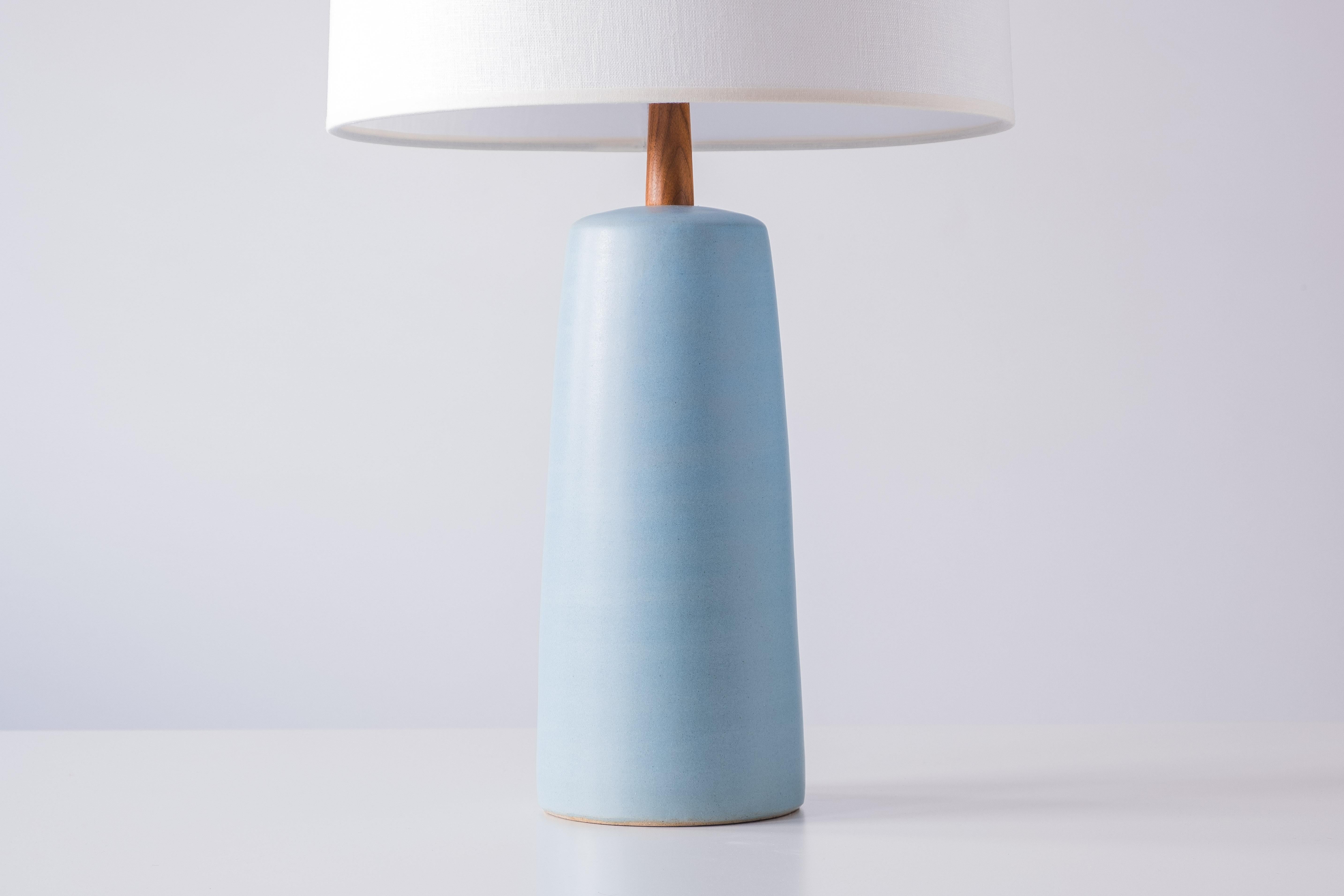Glazed Gordon & Jane Martz / Marshall Studios Ceramic Table Lamp, Sky Blue