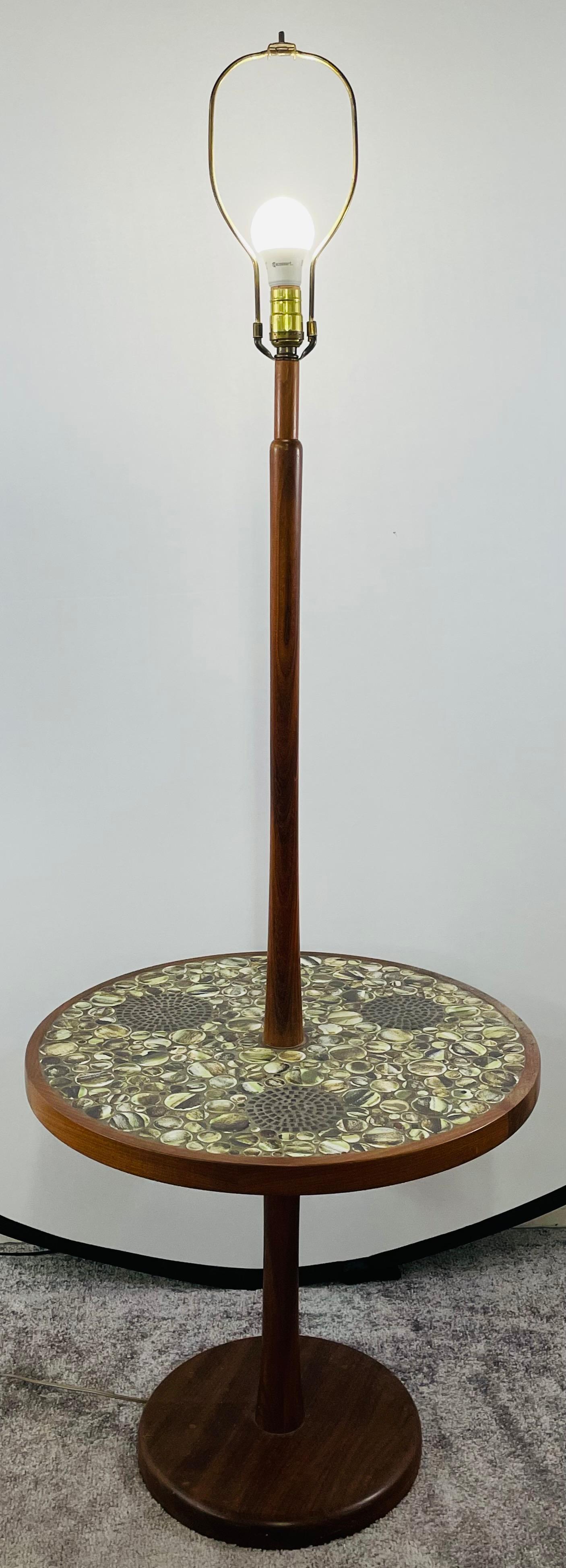 Gordon & Jane Martz Mid-Century Modern Floor Lamp / End Table 11