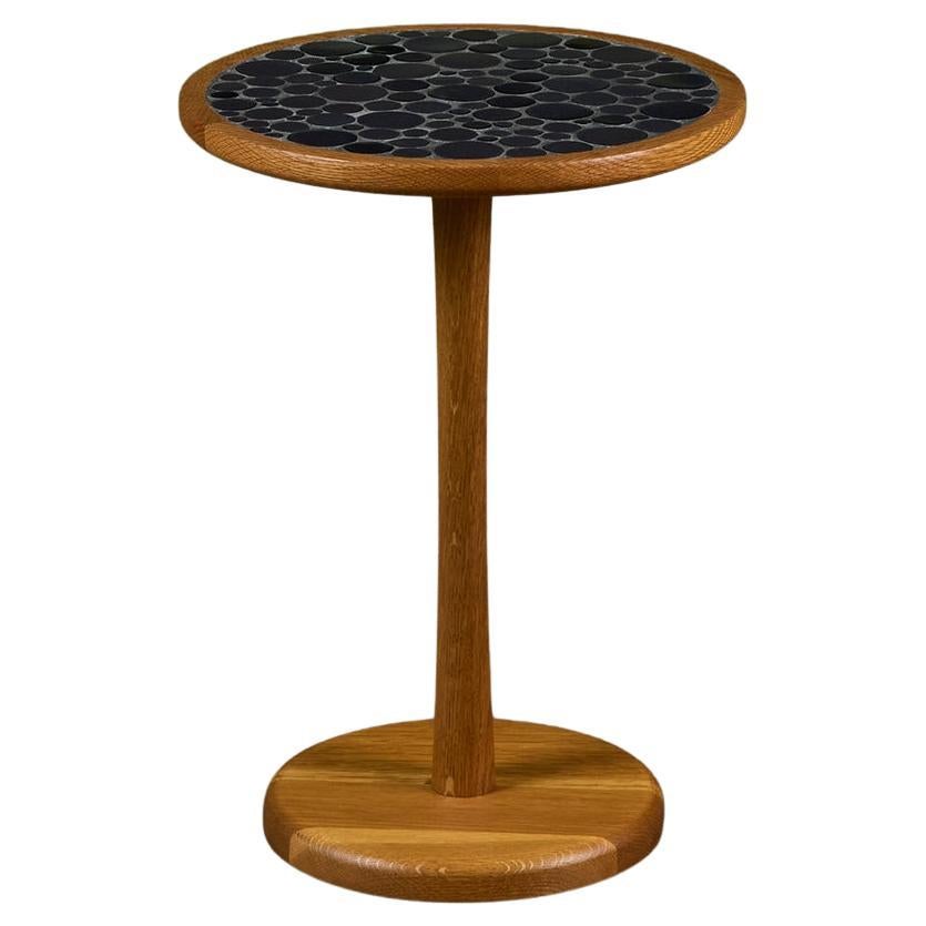 Gordon 
Jane Martz Table d
appoint en mosaïque de pièces de monnaie noires en vente
