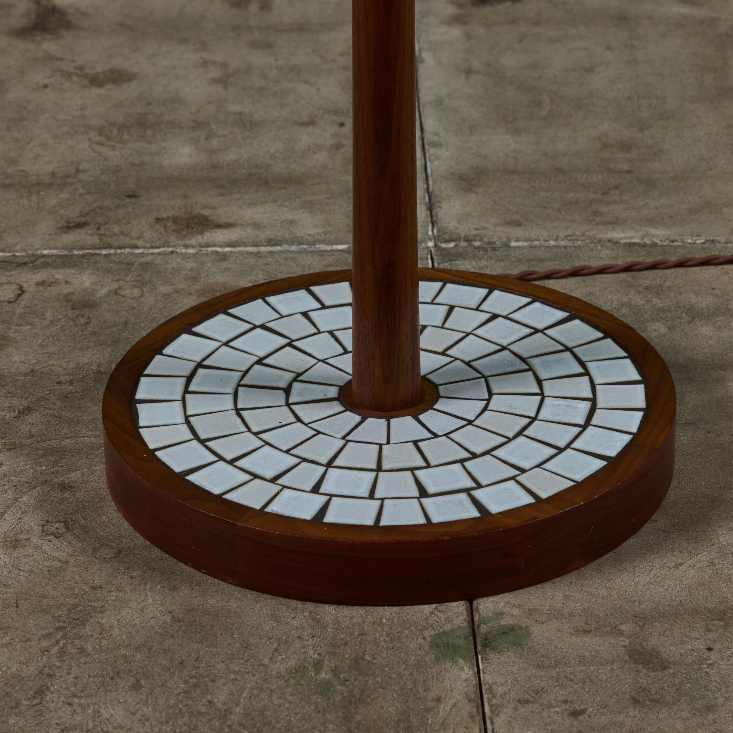 Gordon & Jane Martz Mosaic Tile Floor Lamp for Marshall Studios 1