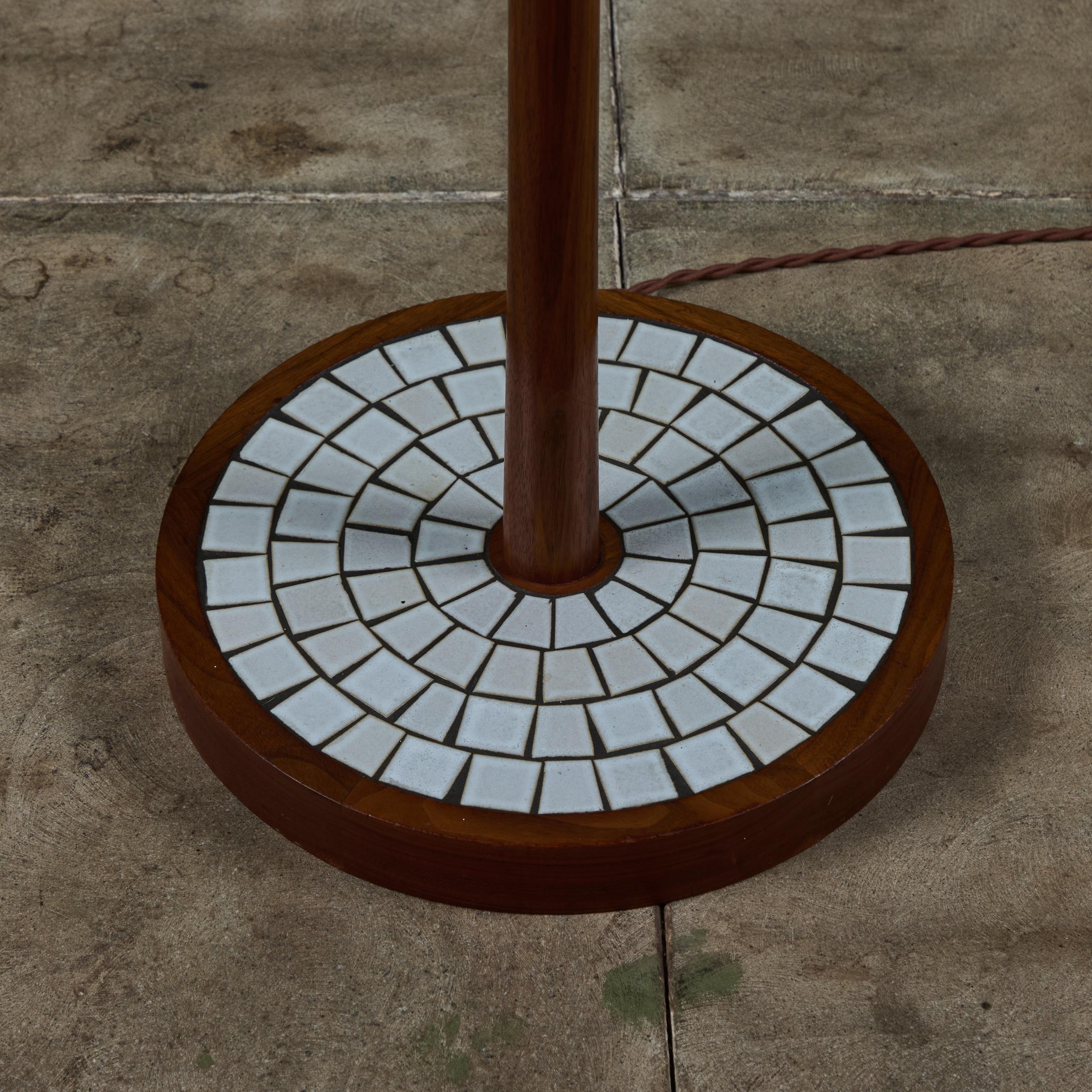 Gordon & Jane Martz Mosaic Tile Floor Lamp for Marshall Studios 2