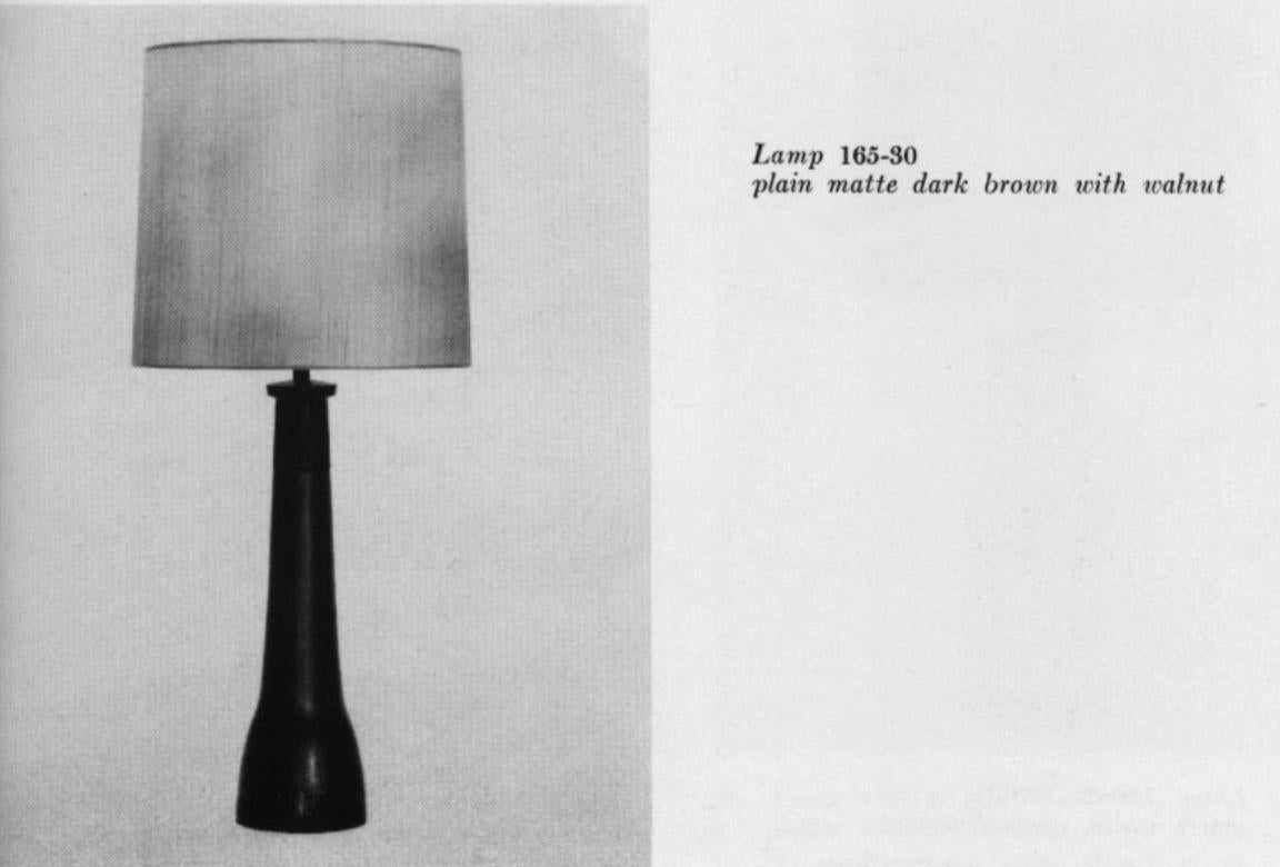 Gordon & Jane Martz Pair of Model 165 Table Lamps for Marshall Studios For Sale 4