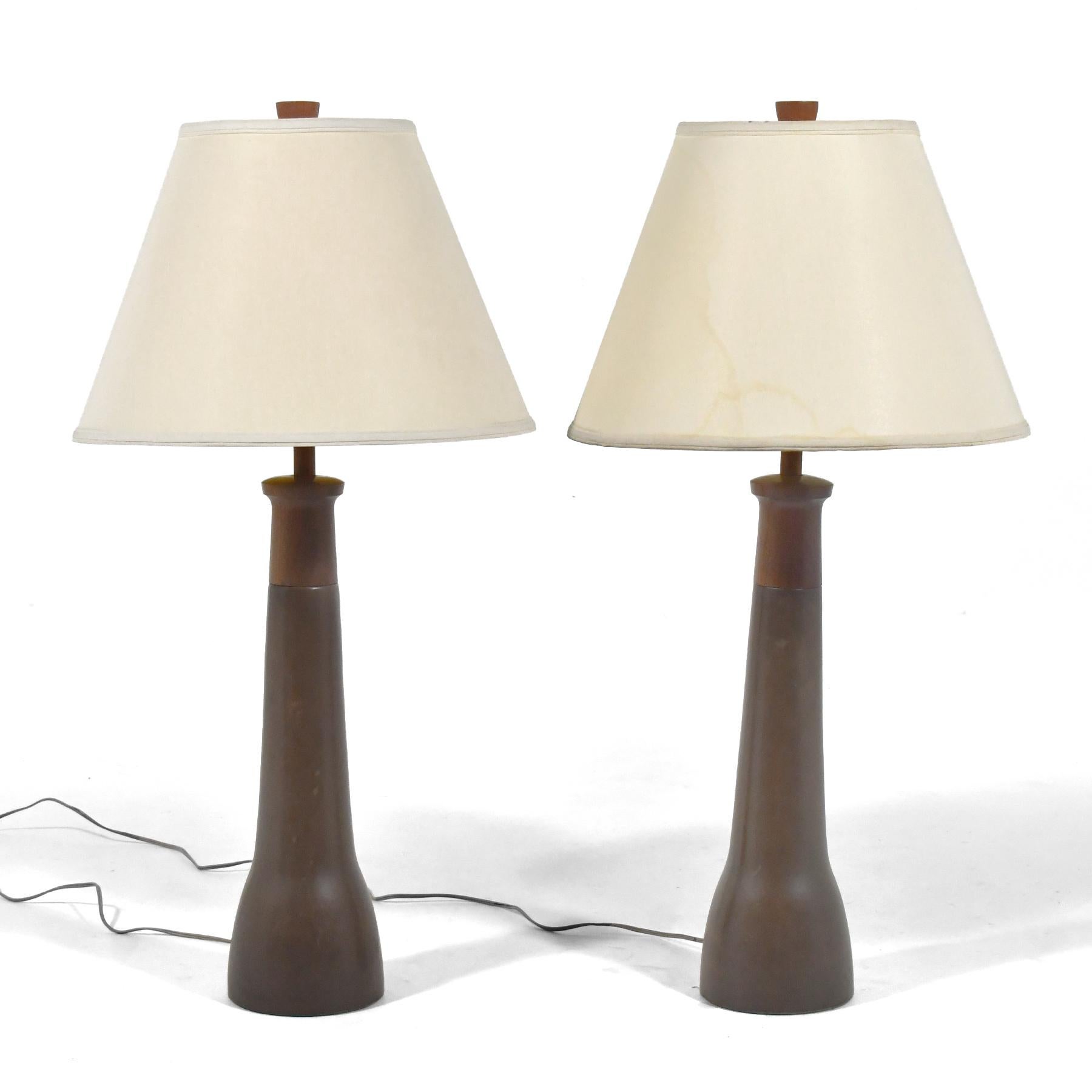 American Gordon & Jane Martz Pair of Model 165 Table Lamps for Marshall Studios For Sale