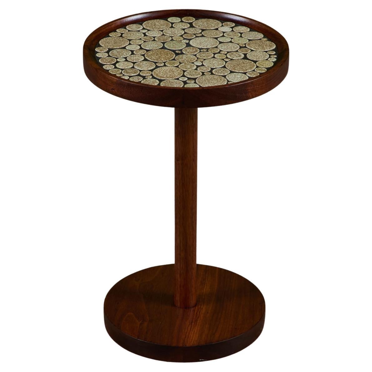 Gordon & Jane Martz Speckle glasierte Münze Fliese Mosaik Beistelltisch