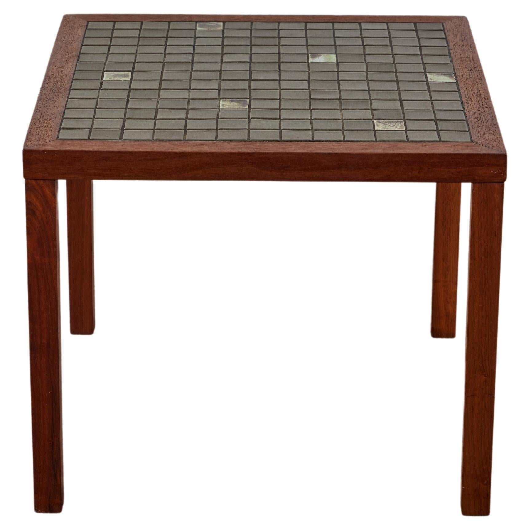 Gordon & Jane Martz Square Mosaic Tile Side Table