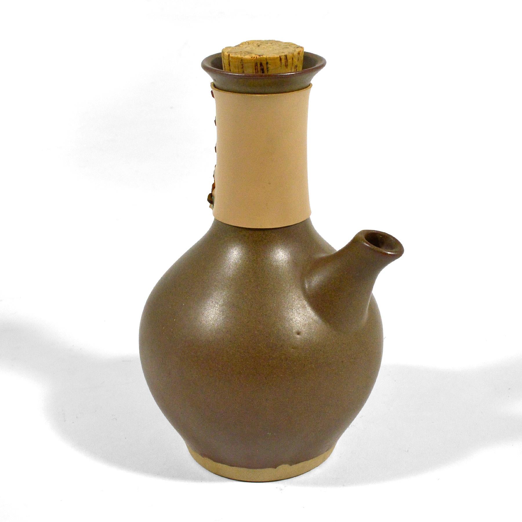 American Gordon & Jane Martz Stoneware Carafe For Sale