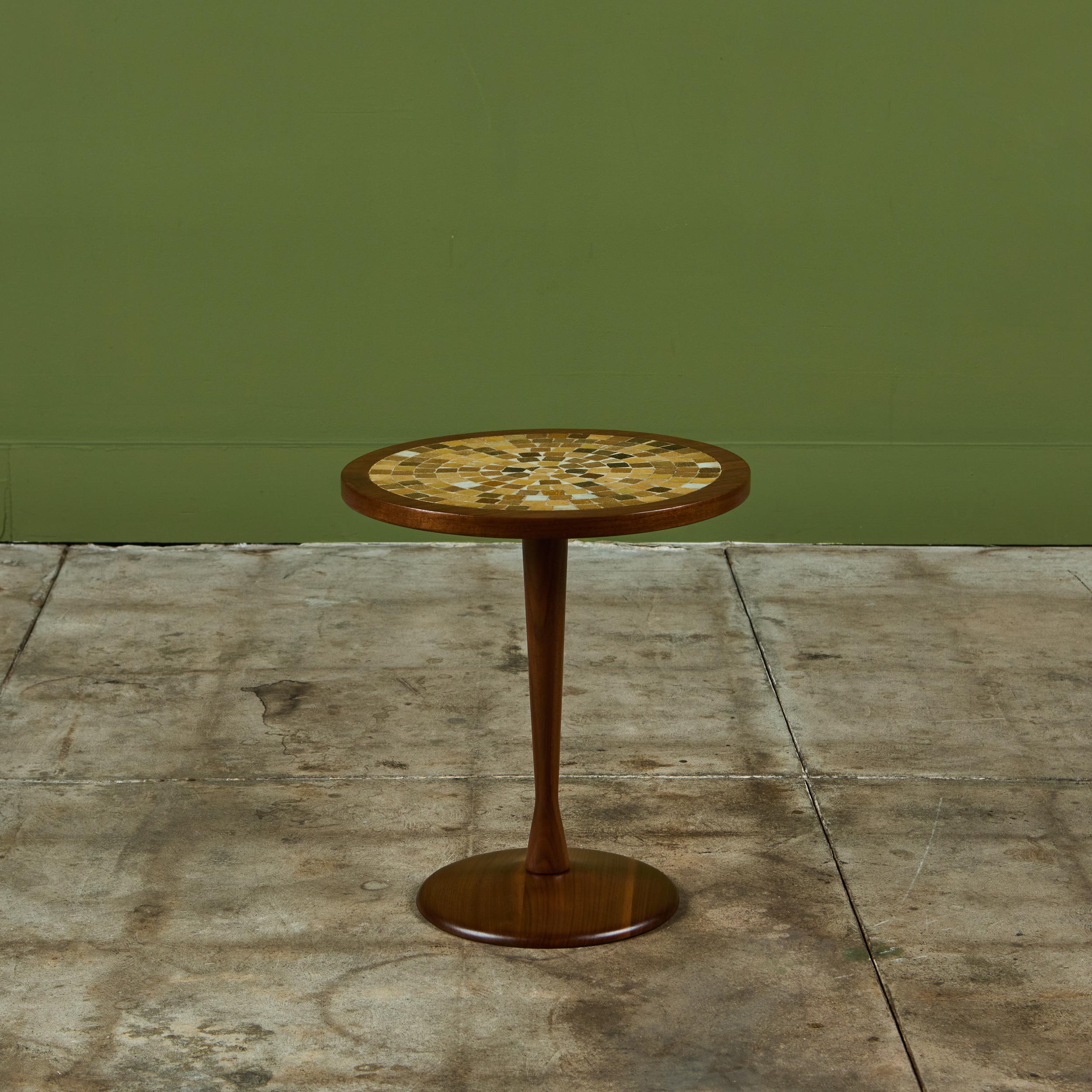 Mesa auxiliar de mosaico estilo Gordon & Jane Martz Cerámico en venta