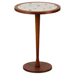 Gordon & Jane Martz Style Tile Mosaic Side Table
