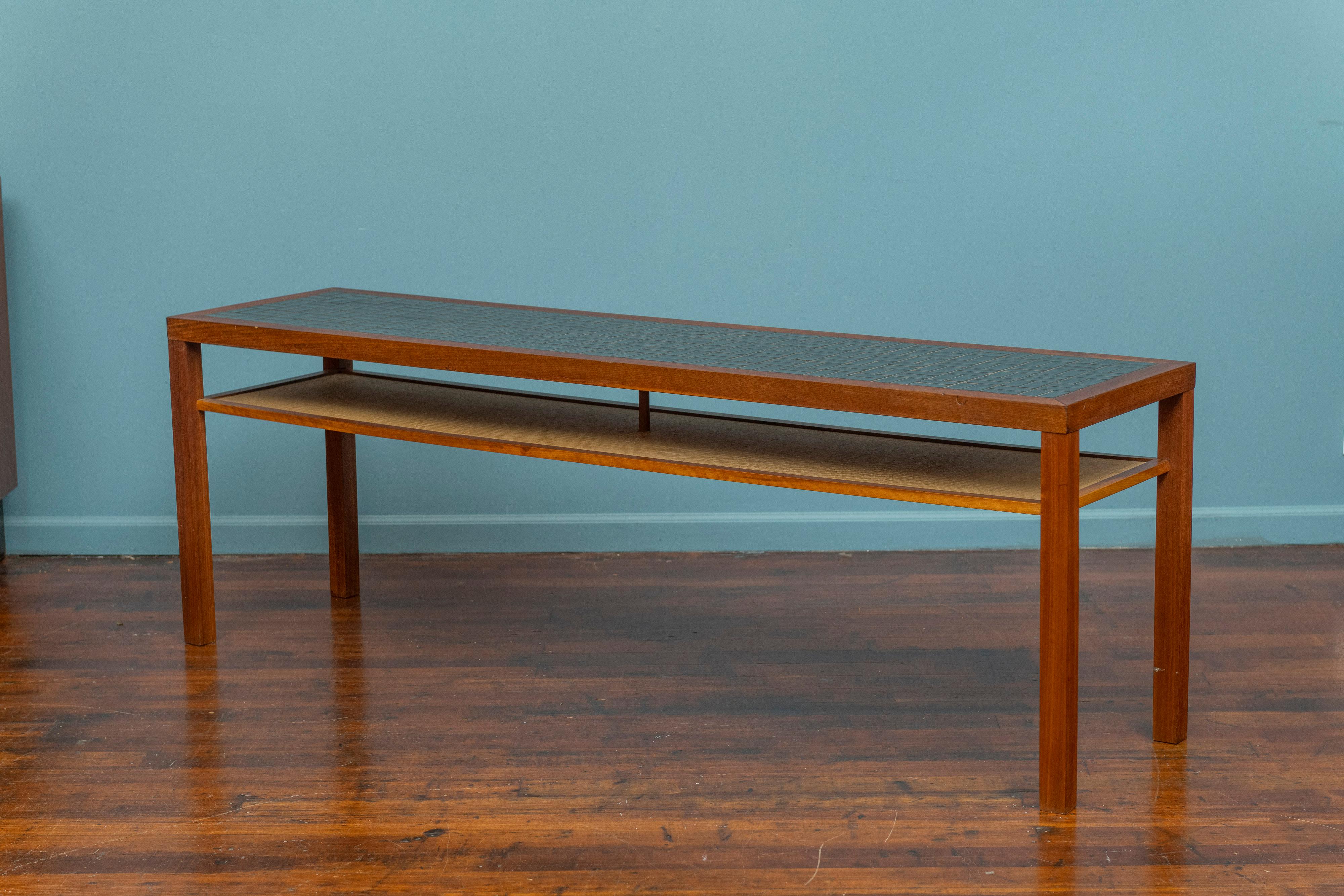 Ceramic Gordon & Jane Martz Tile Top Console Table