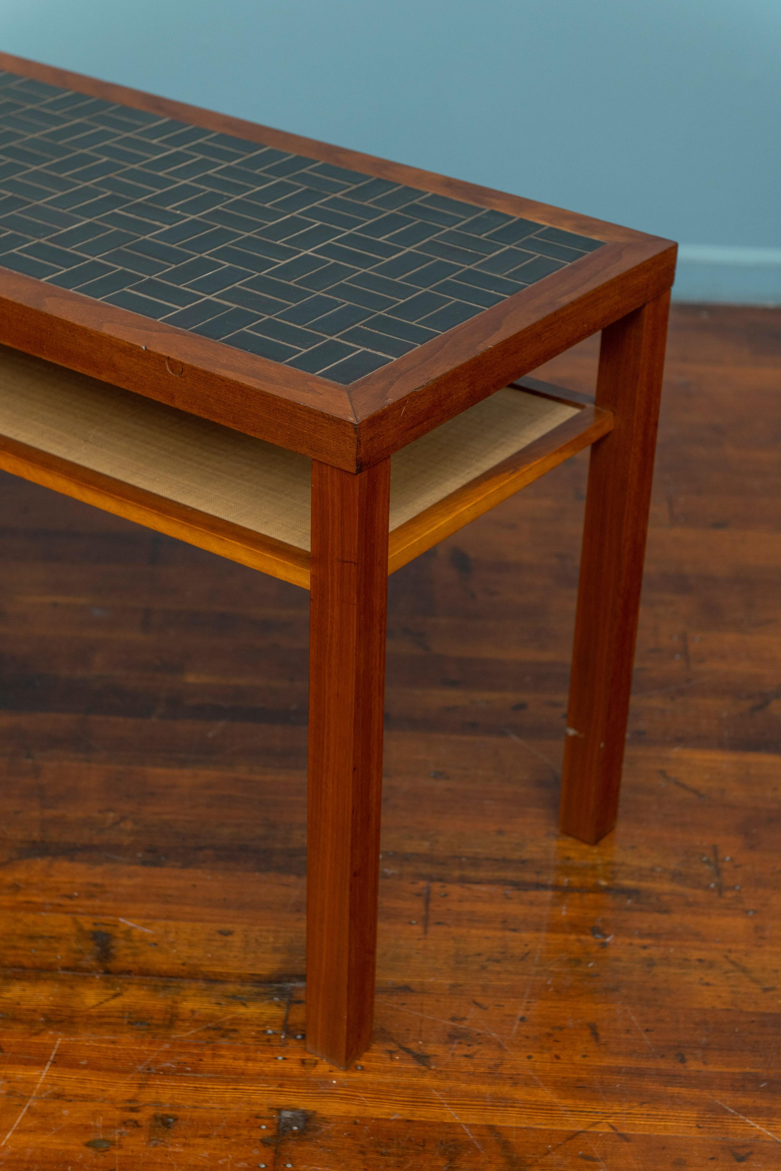 Gordon & Jane Martz Tile Top Console Table 1