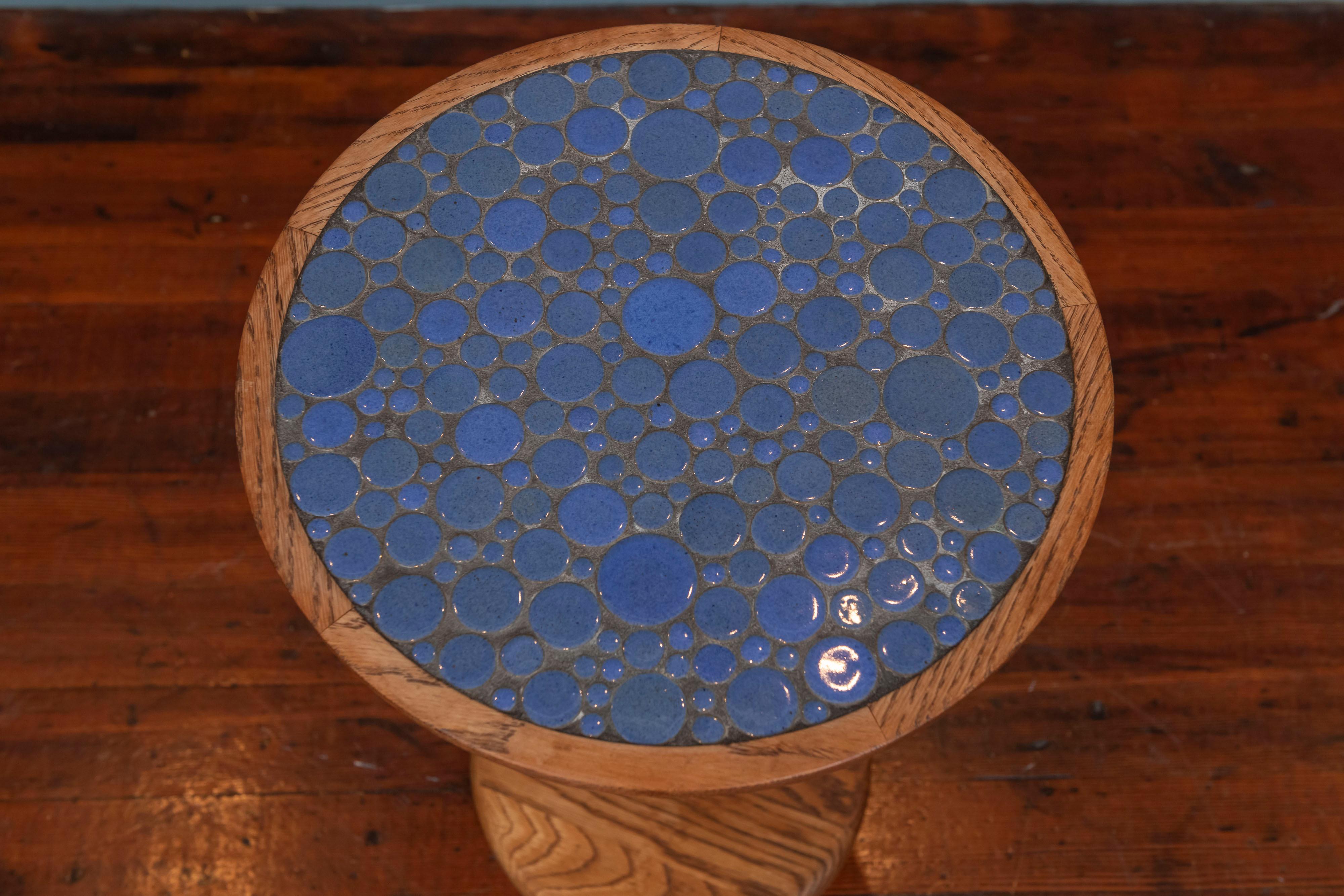 Mid-Century Modern Gordon & Jane Martz Tile Top Side Table