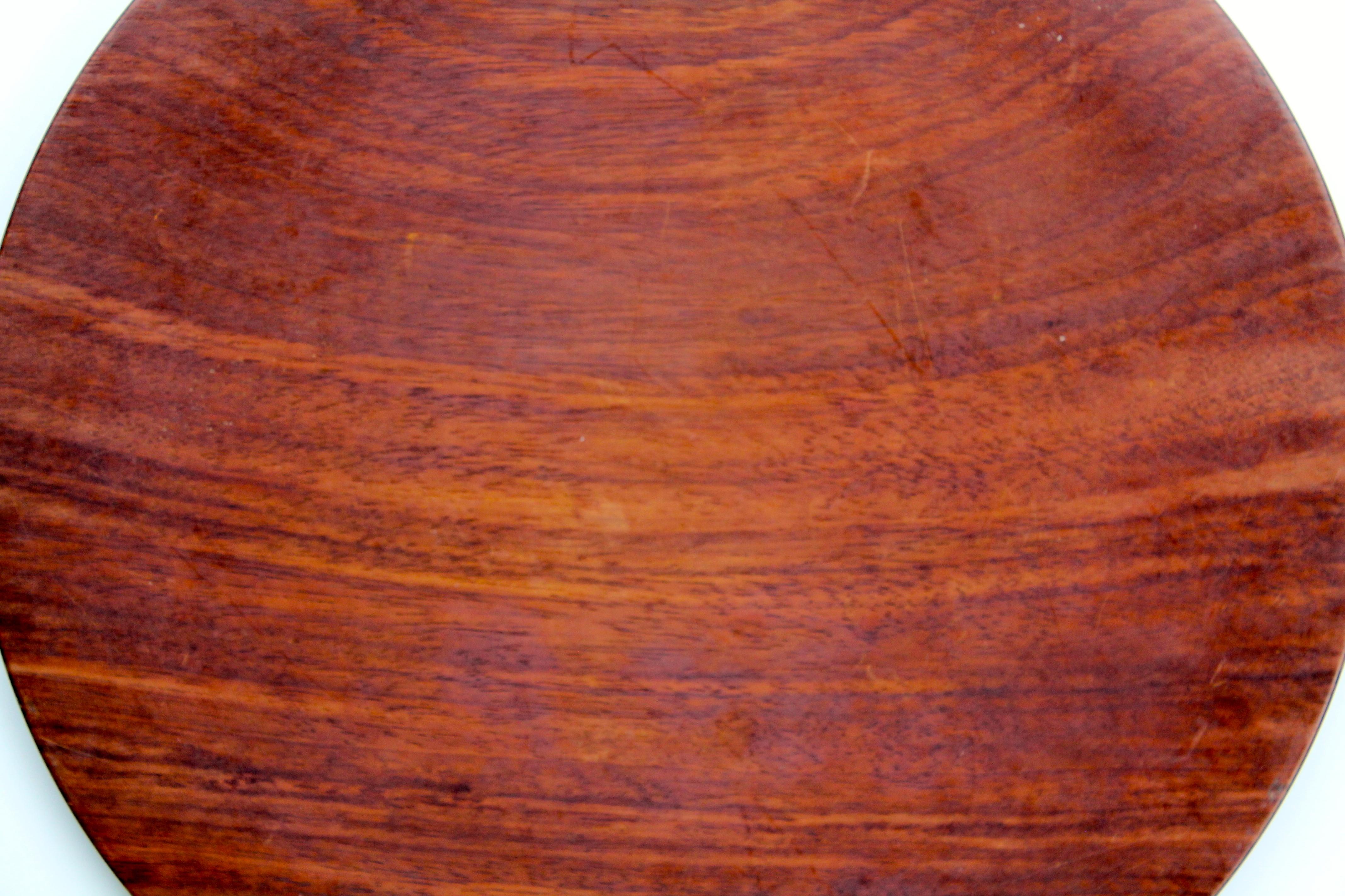 Mid-Century Modern Gordon Keeler New Hampshire Craftsman Turned Wood Tray