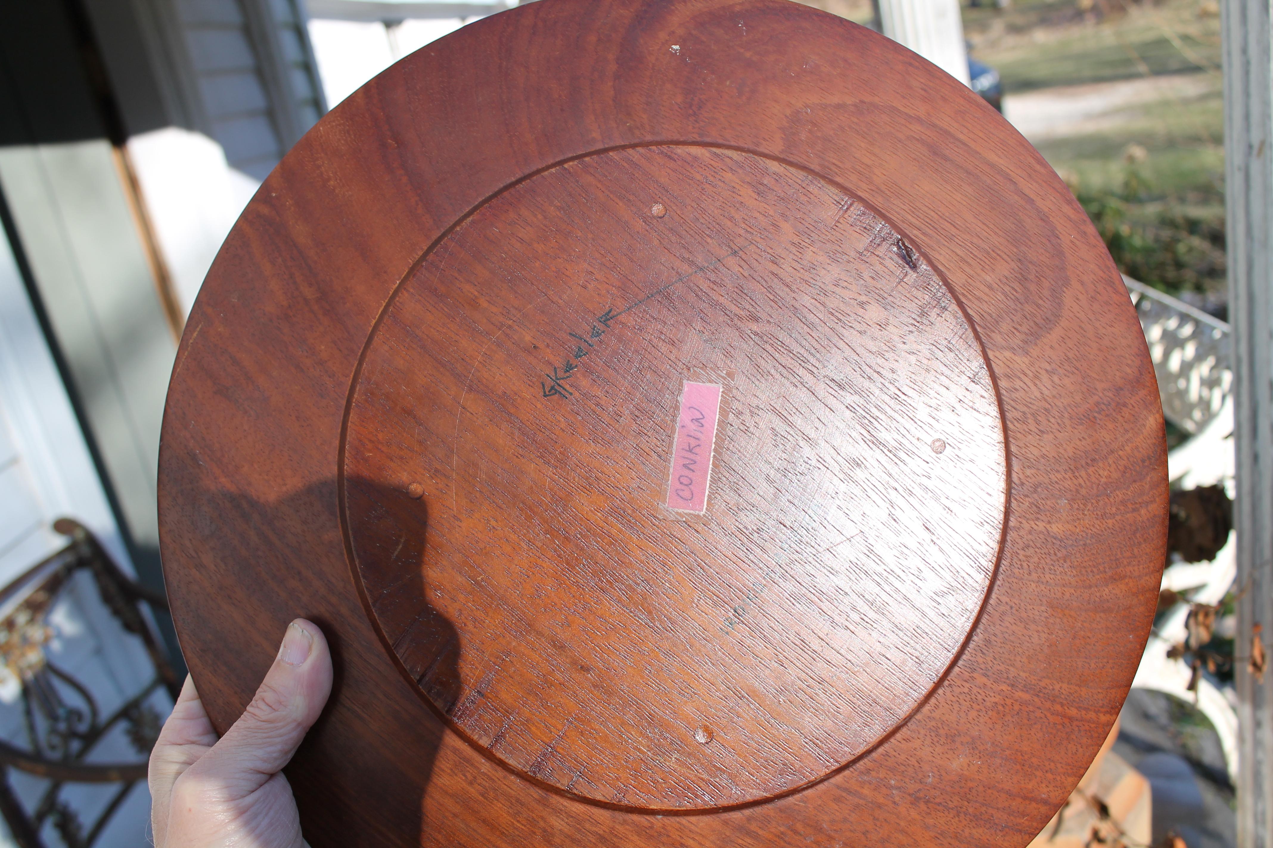 Gordon Keeler New Hampshire Craftsman Turned Wood Tray 2